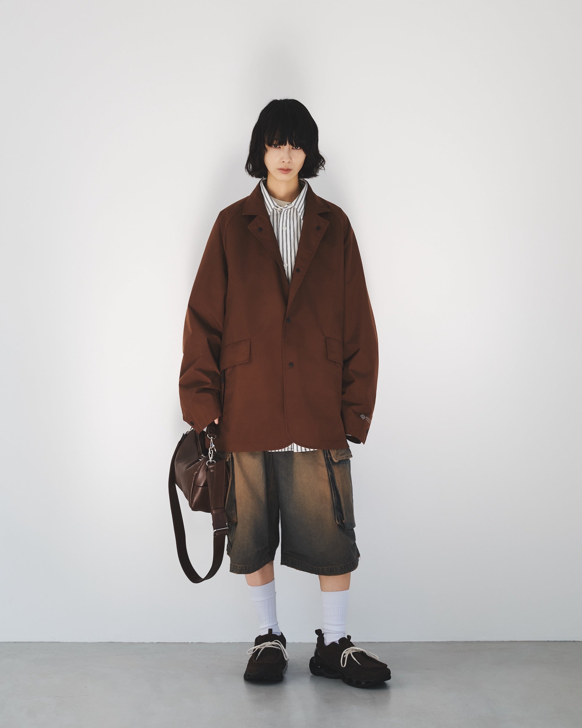 【7.29 WED 20:00- IN STOCK】LEATHER DAYOFF BAG MINI (BROWN)