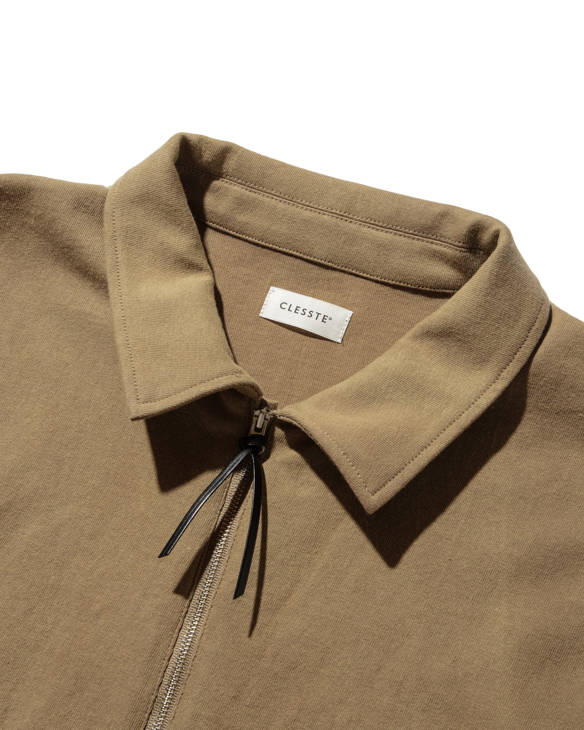 CITY S/S HALF ZIP SHIRT (BEIGE)