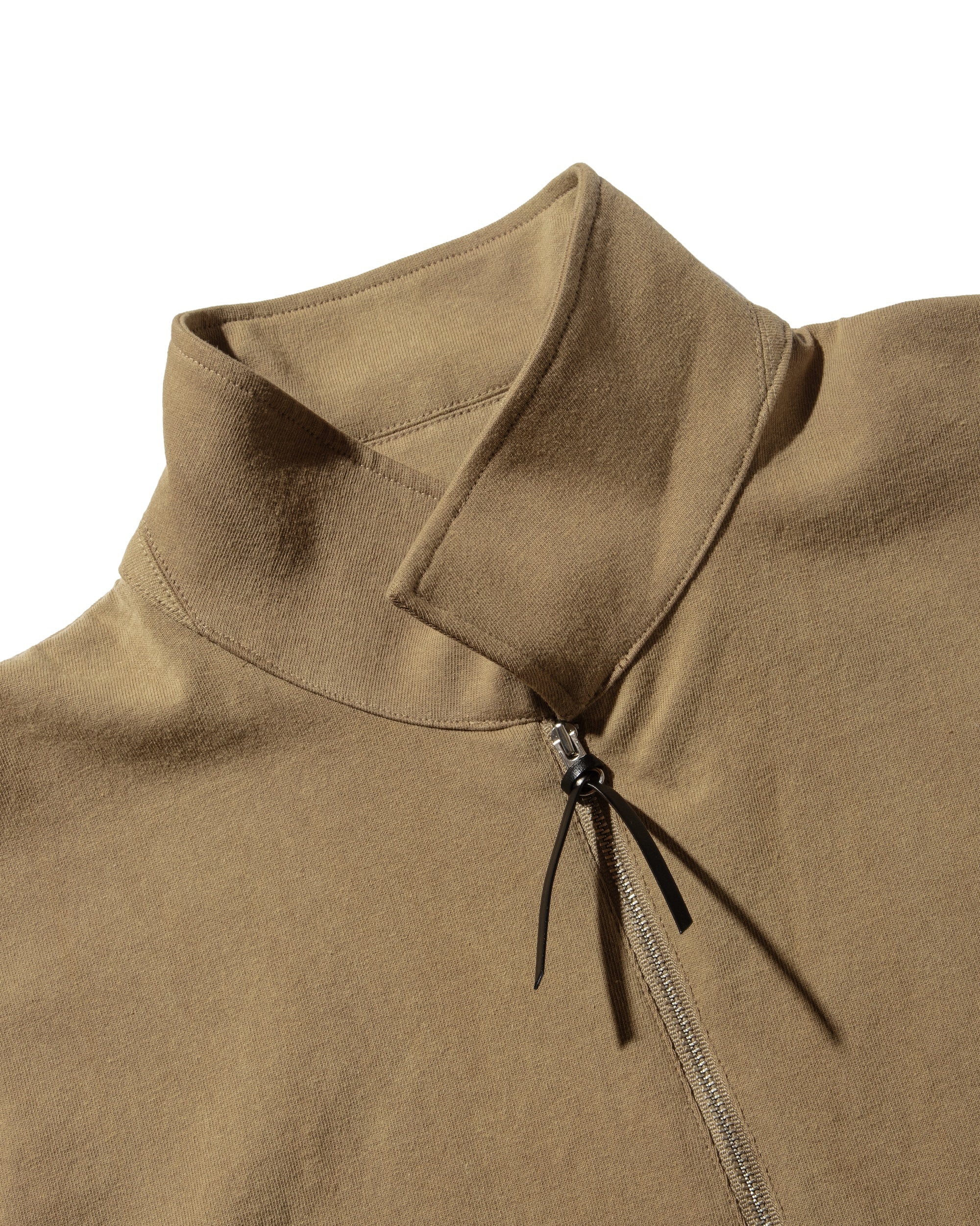CITY S/S HALF ZIP SHIRT (BEIGE)
