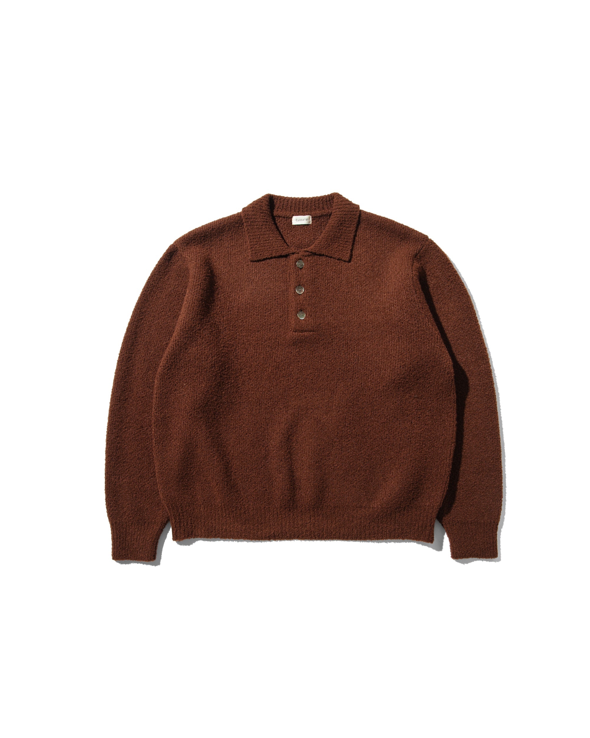 SLUB PILE KNIT POLO 