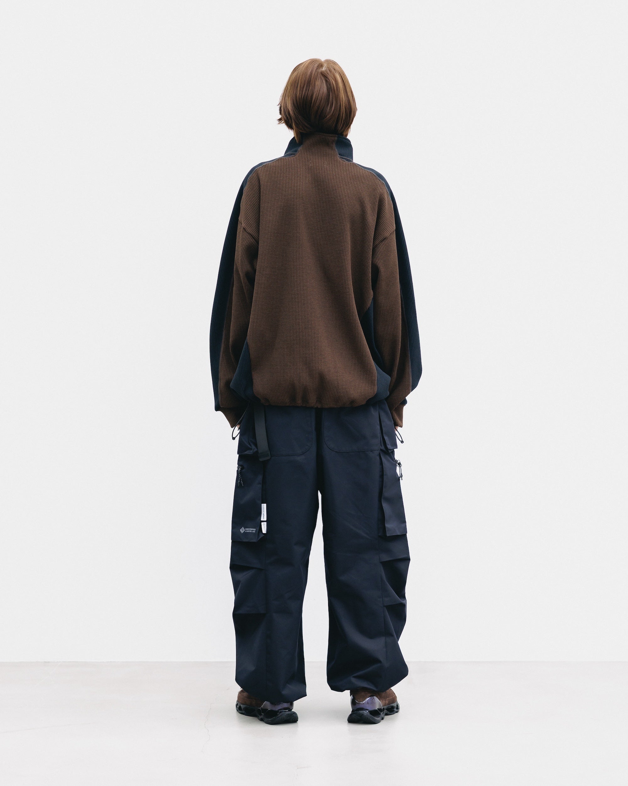 CITY LIGHT THERMAL ZIP UP (BROWN×BLACK)