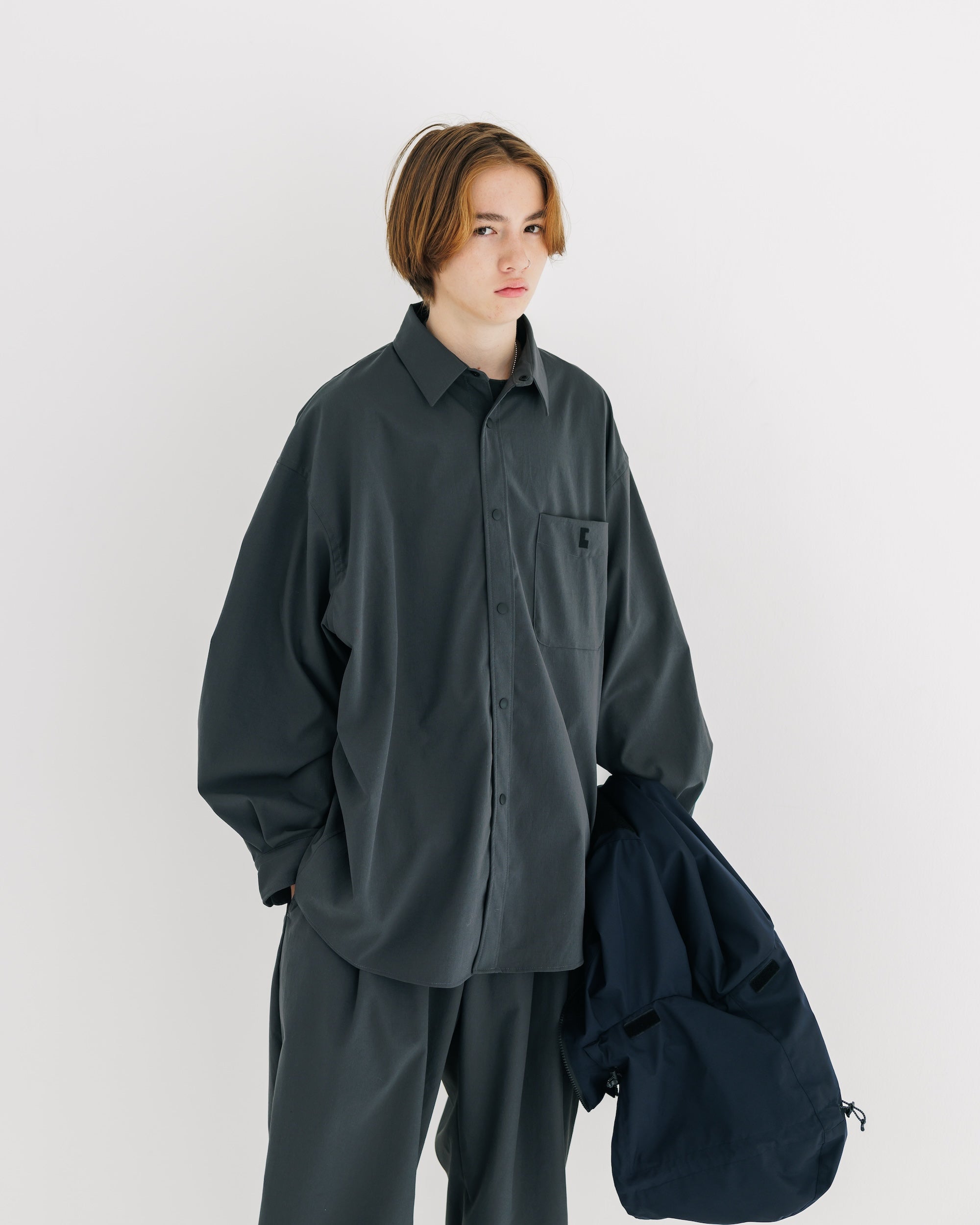 CITY UNIFORM L/S SHIRT (CHARCOAL)
