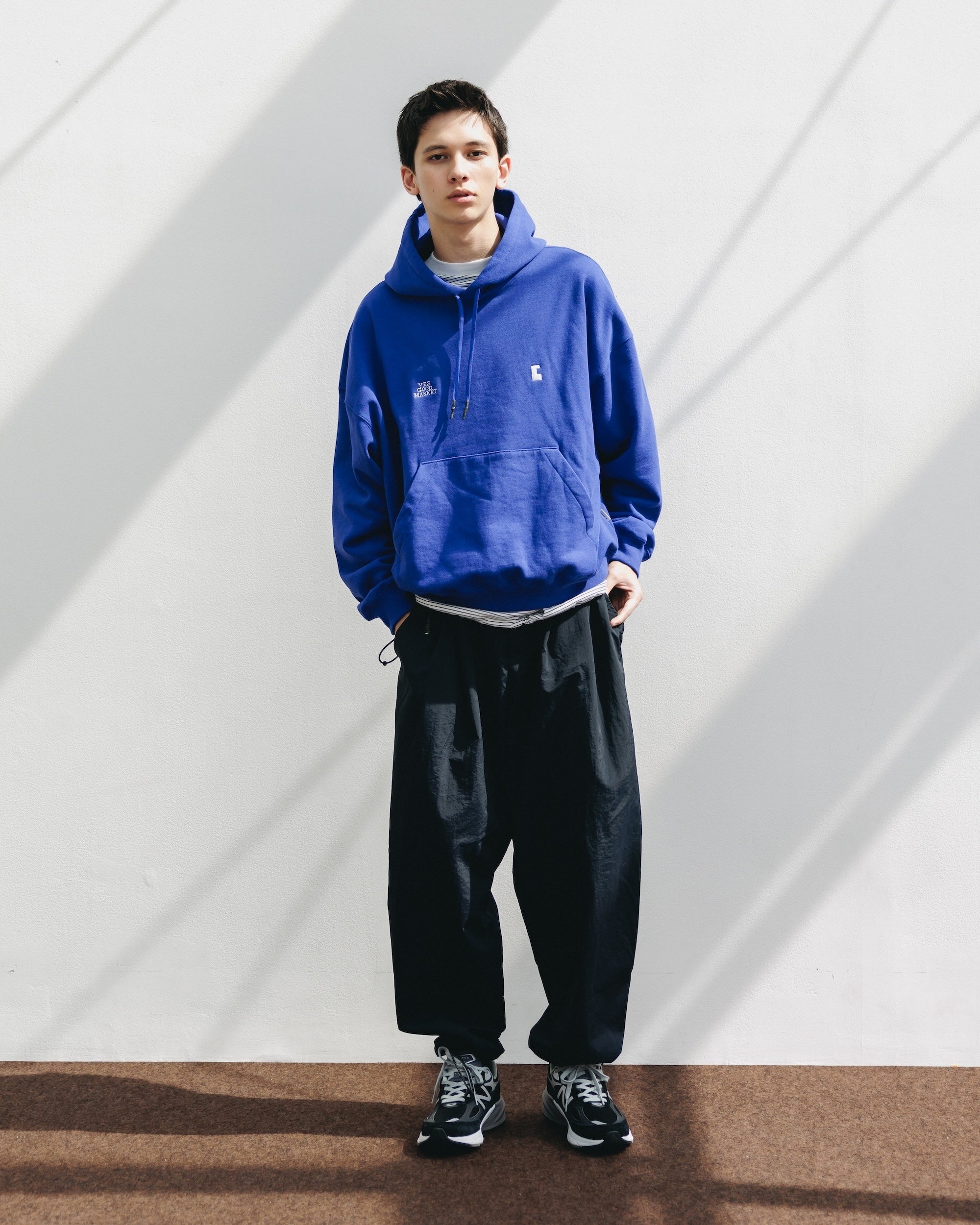 【10.15 WED 20:00- IN STOCK】"C"SWEAT HOODIE FOR YGM (BLUE)