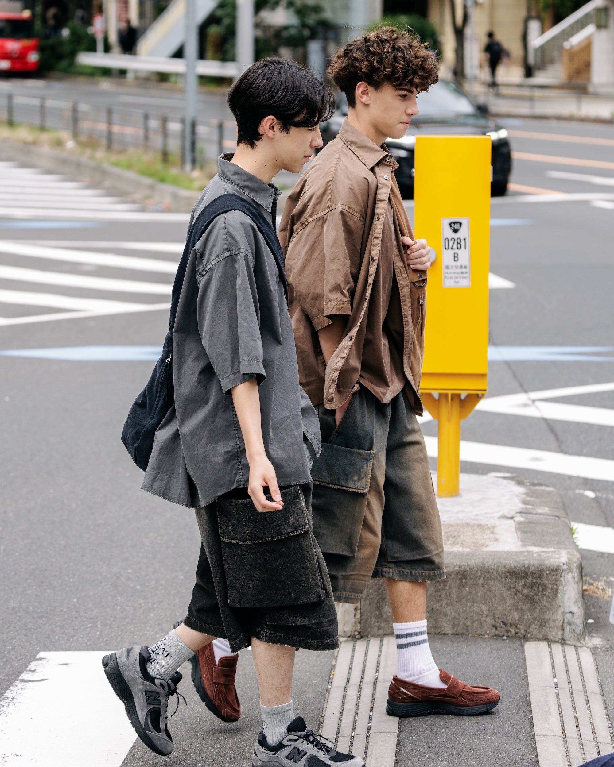 【3.18 WED 20:00- IN STOCK】VINTAGE DYED SELVEDGE DENIM CITY MILITARY HALF PANTS (VINTAGE BLACK)