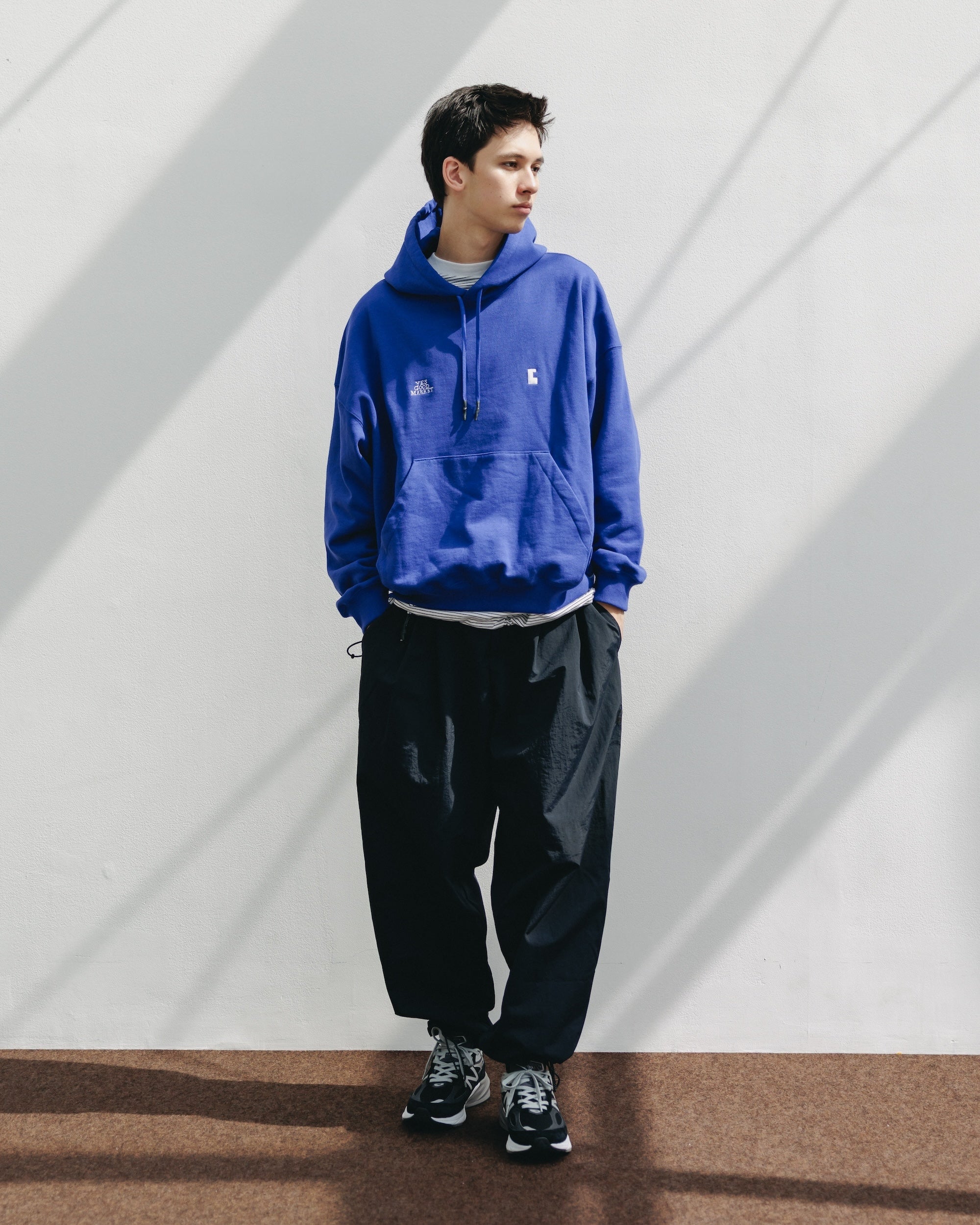 【10.15 WED 20:00- IN STOCK】"C"SWEAT HOODIE FOR YGM (BLUE)