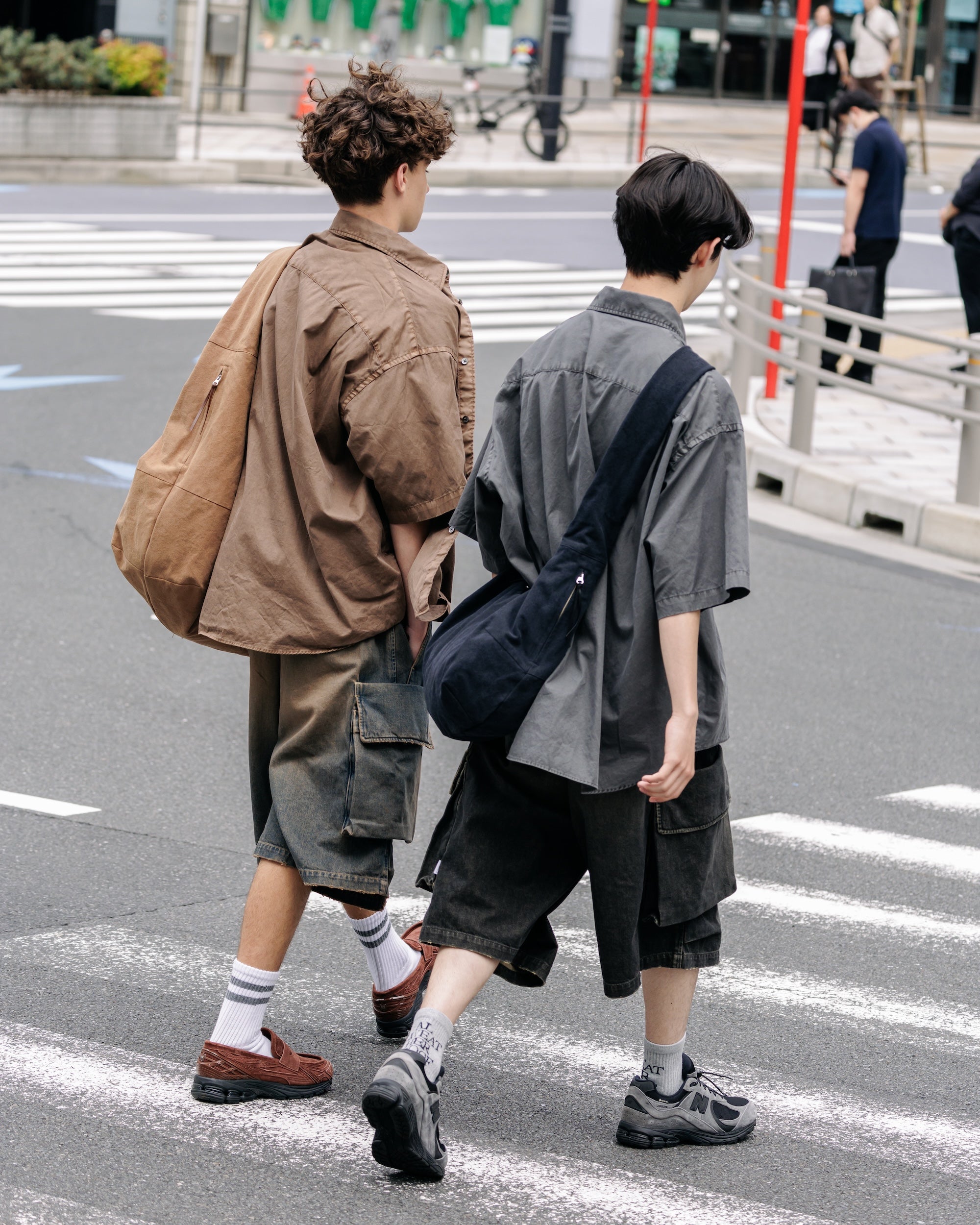 【3.18 WED 20:00- IN STOCK】VINTAGE DYED SELVEDGE DENIM CITY MILITARY HALF PANTS (VINTAGE BROWN)