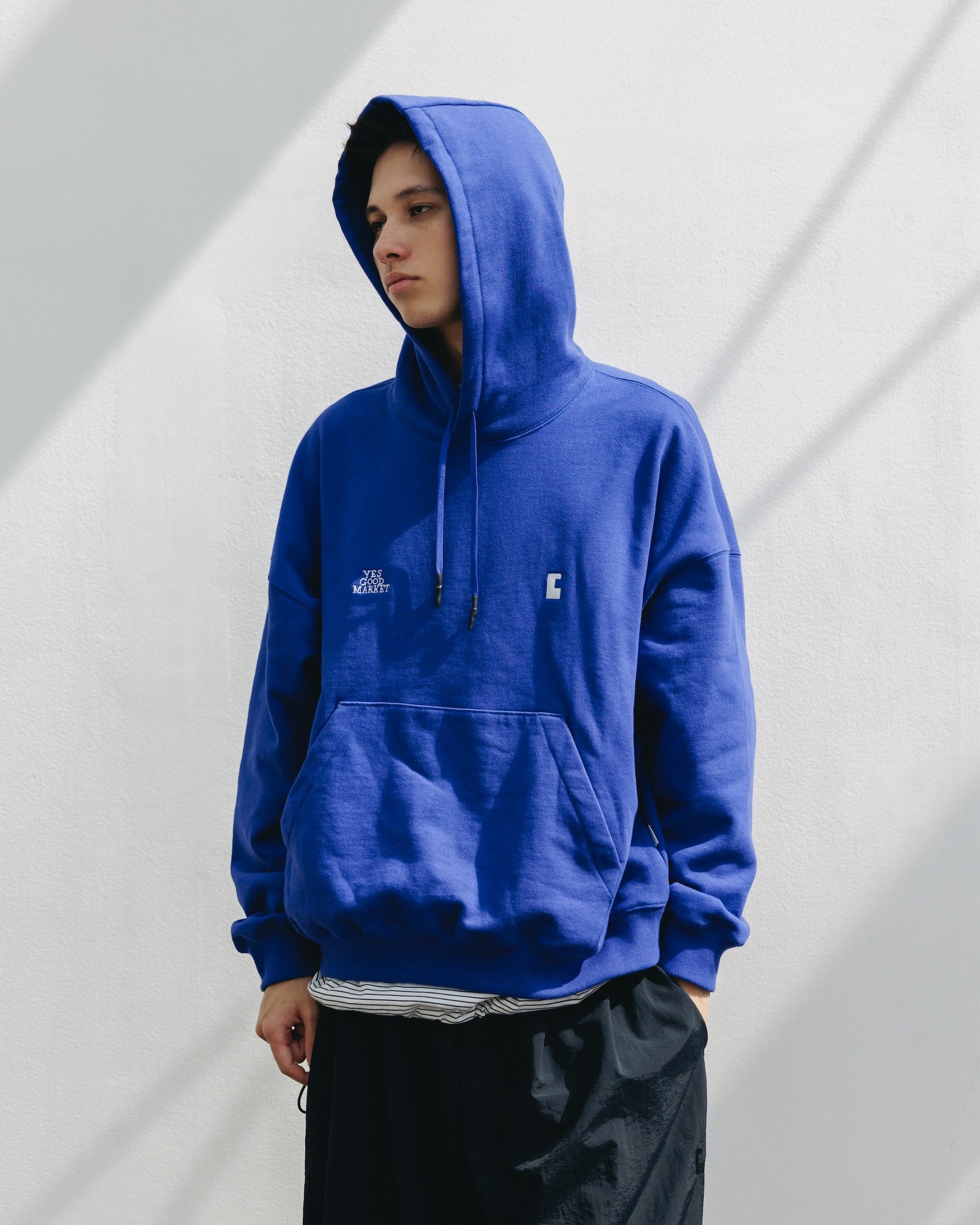 【10.15 WED 20:00- IN STOCK】"C"SWEAT HOODIE FOR YGM (BLUE)