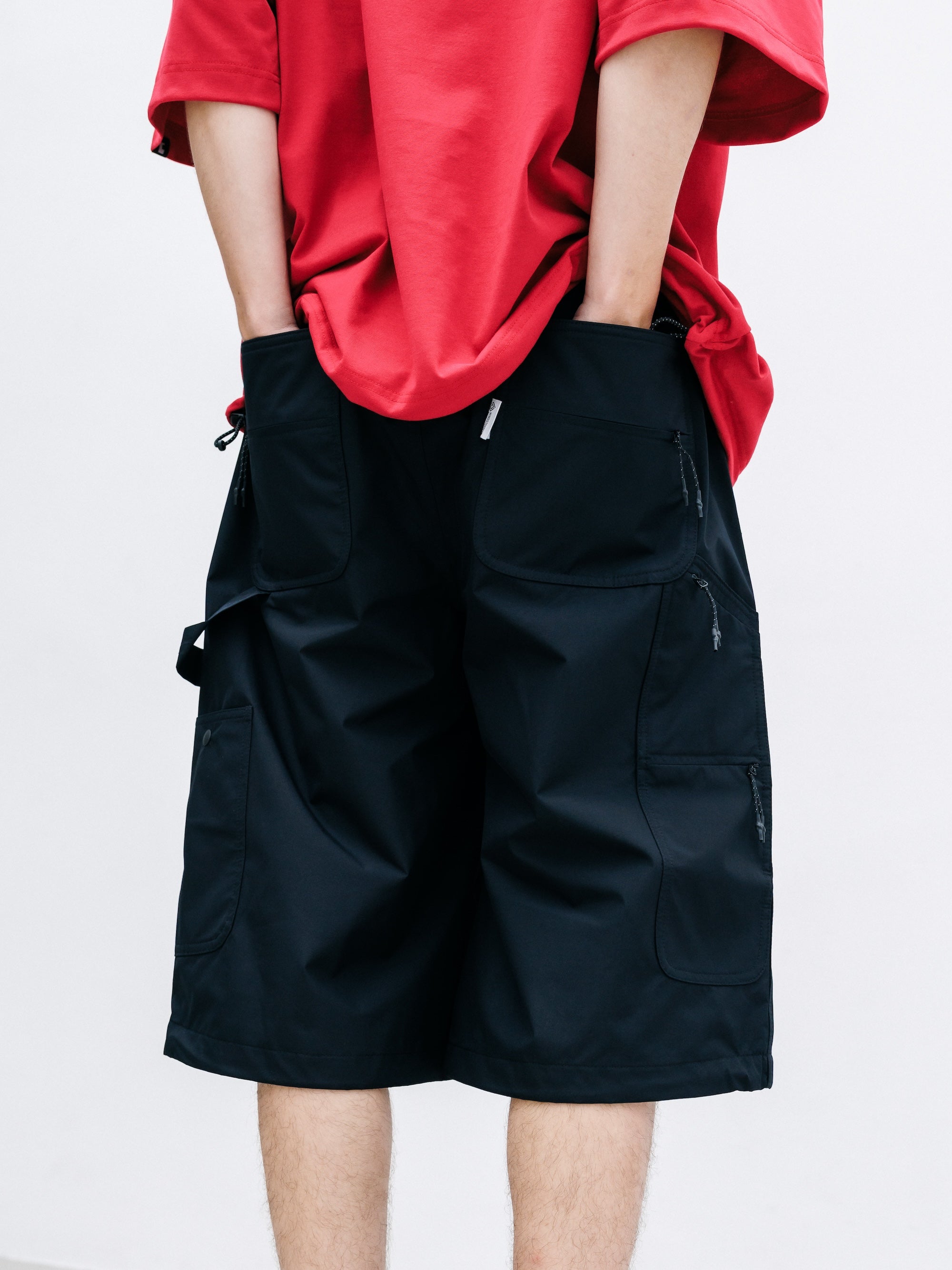 【7.22 WED 20:00- IN STOCK】+phenix WINDSTOPPER® by GORE-TEX LABS CITY DOUBLE KNEE WORKER HALF PANTS (BLACK)