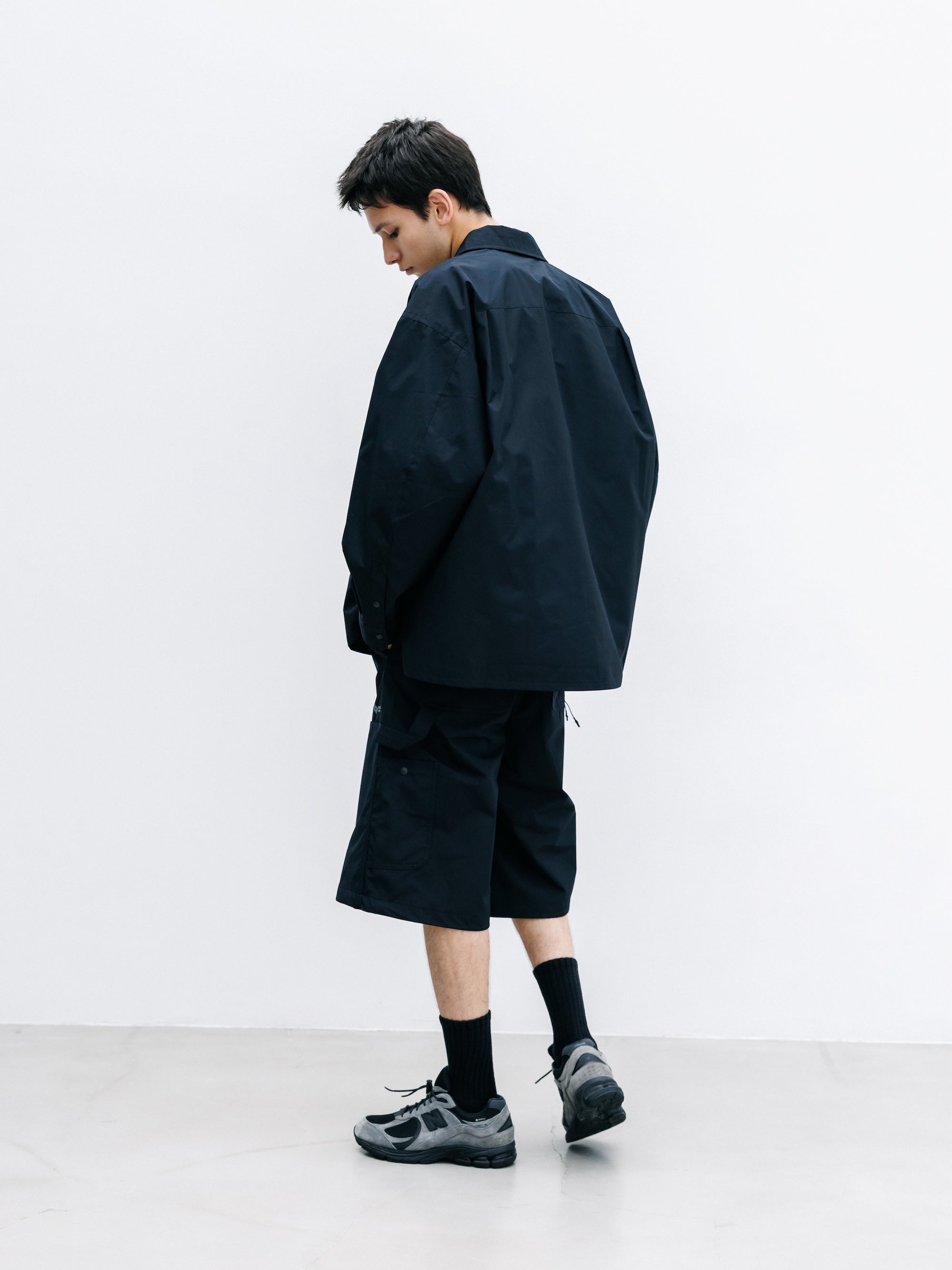 【7.22 WED 20:00- IN STOCK】+phenix WINDSTOPPER® by GORE-TEX LABS CITY DOUBLE KNEE WORKER HALF PANTS (BLACK)