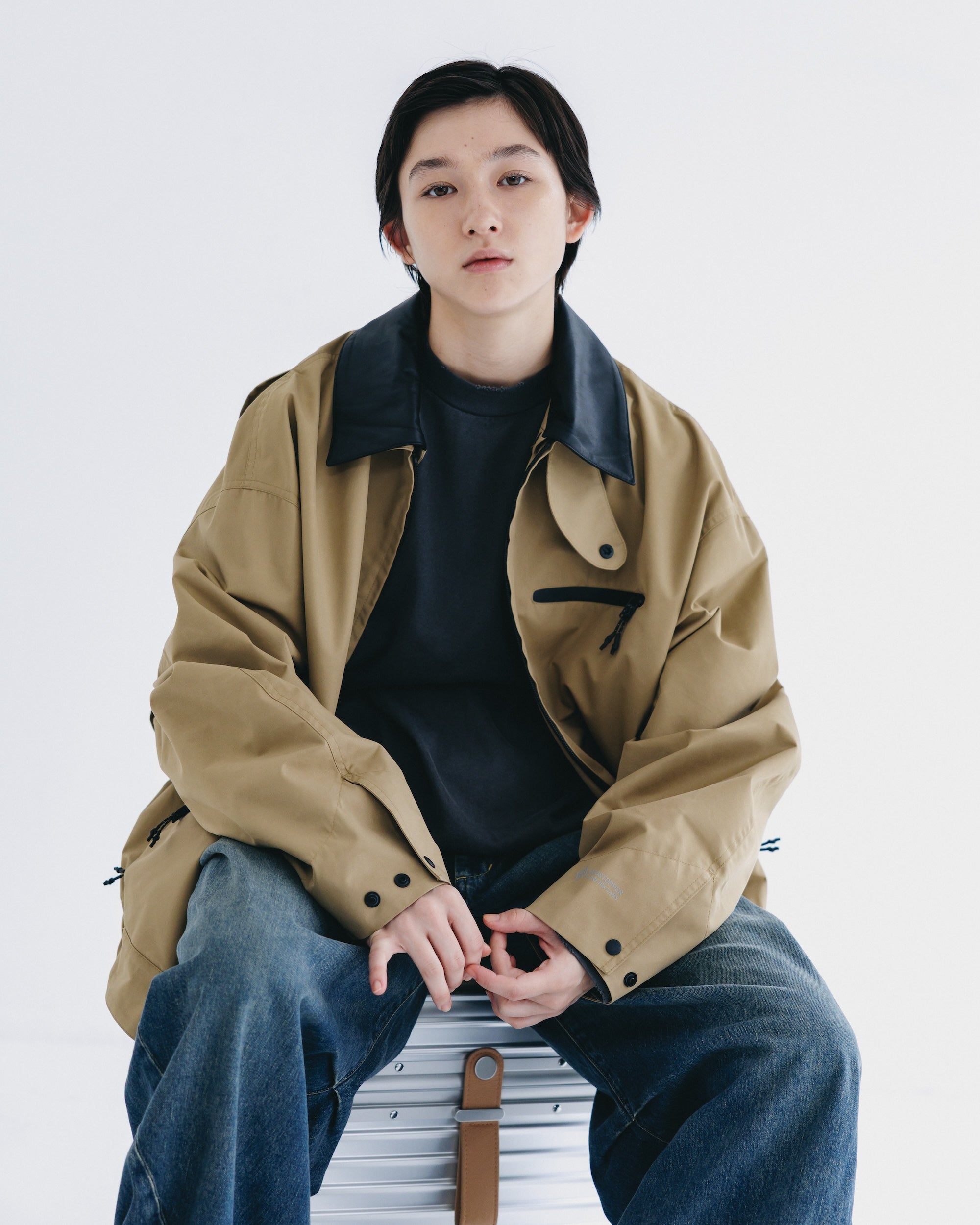 +phenix WINDSTOPPER® by GORE-TEX LABS TWILL CITY WORKER JACKET (CARAMEL BEIGE)