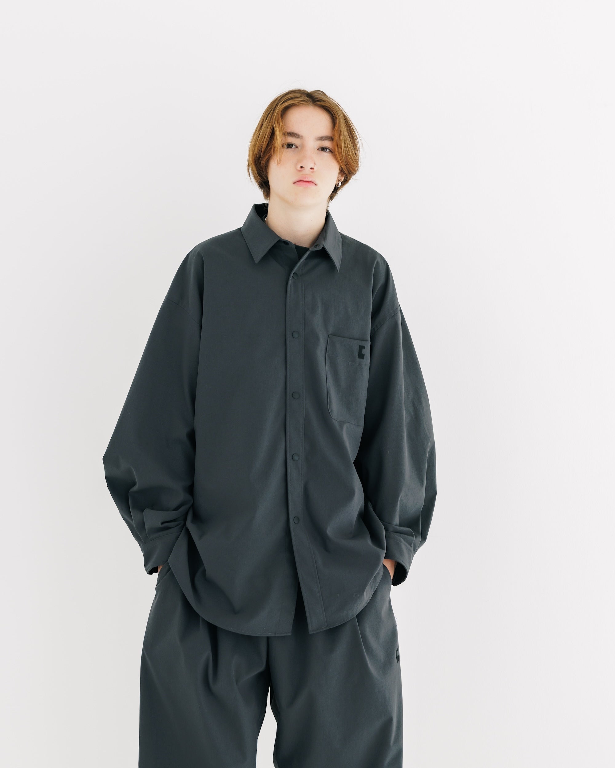 CITY UNIFORM L/S SHIRT (CHARCOAL)
