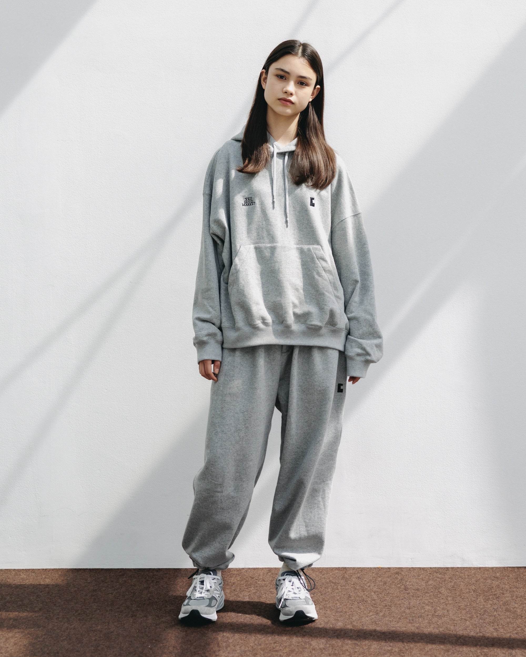 【10.15 WED 20:00- IN STOCK】"C"SWEAT WIDE TAPERED PANTS FOR YGM (GRAY)