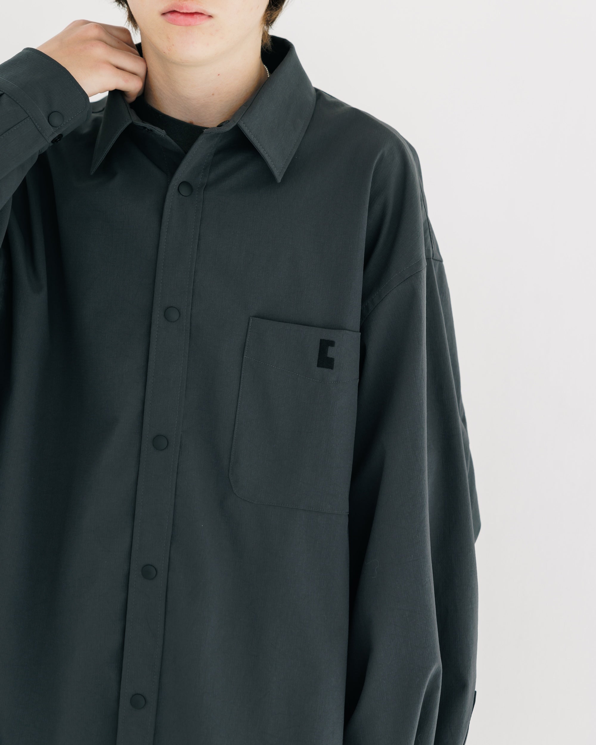 CITY UNIFORM L/S SHIRT (CHARCOAL)