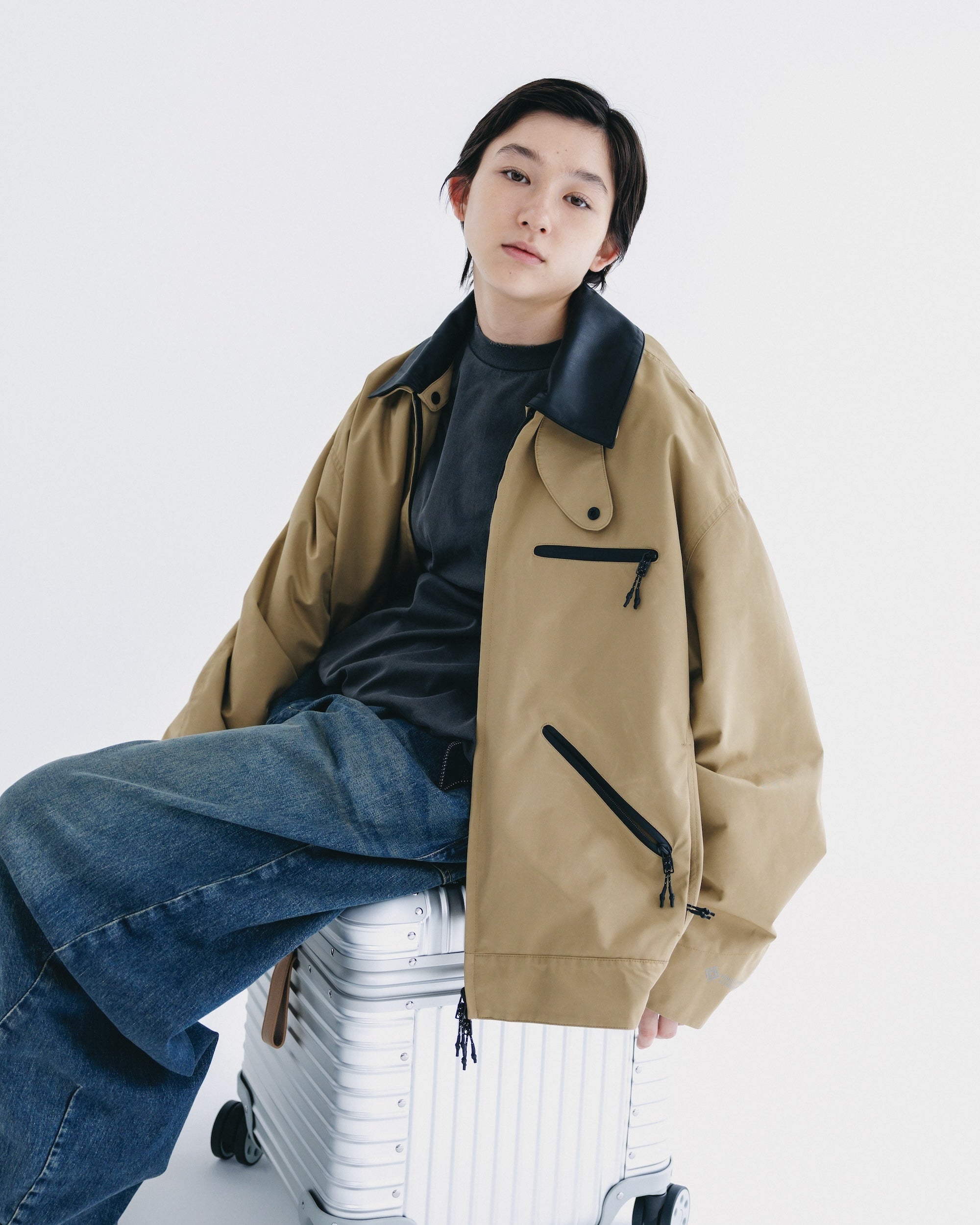 【9.24 WED 20:00- IN STOCK】+phenix WINDSTOPPER® by GORE-TEX LABS TWILL CITY WORKER JACKET (CARAMEL BEIGE)