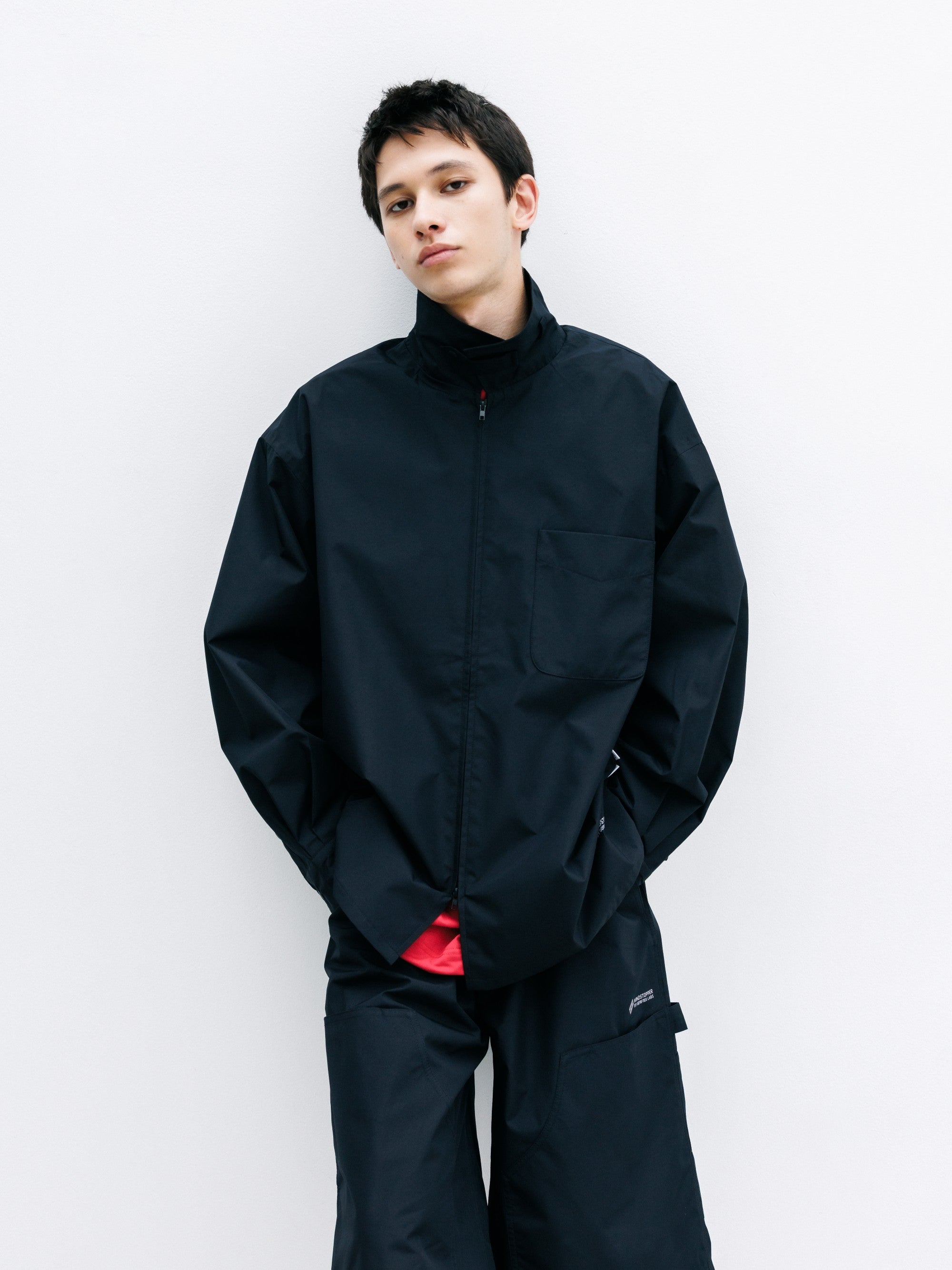 【8.8 SAT 20:00- IN STOCK】+phenix WINDSTOPPER® by GORE-TEX LABS CITY UNIFORM ZIPUP L/S SHIRT (BLACK)
