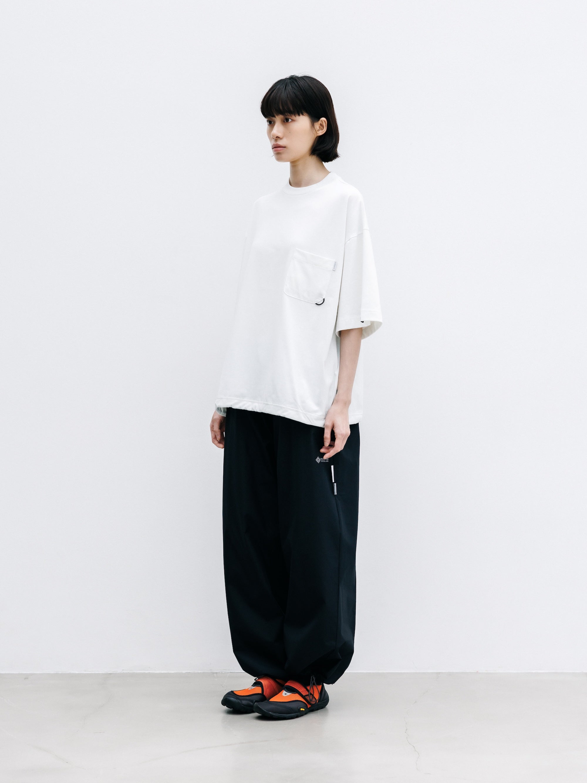 【8.8 SAT 20:00- IN STOCK】+phenix WINDSTOPPER® by GORE-TEX LABS CITY UNIFORM VENTILATION PANTS (BLACK×WHITE)