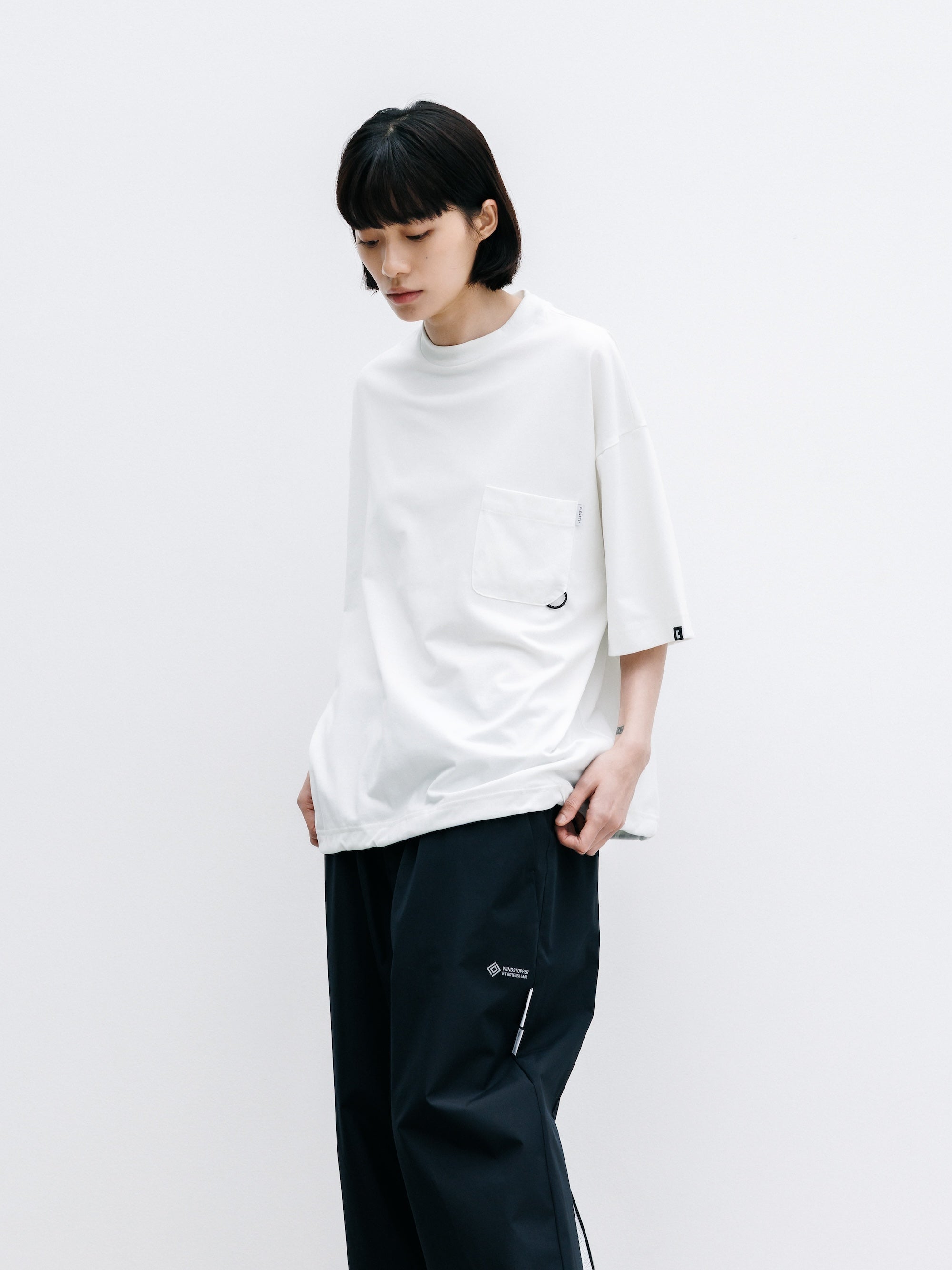 【7.22 WED 20:00- IN STOCK】TECH POCKET S/S T-SHIRT (WHITE)
