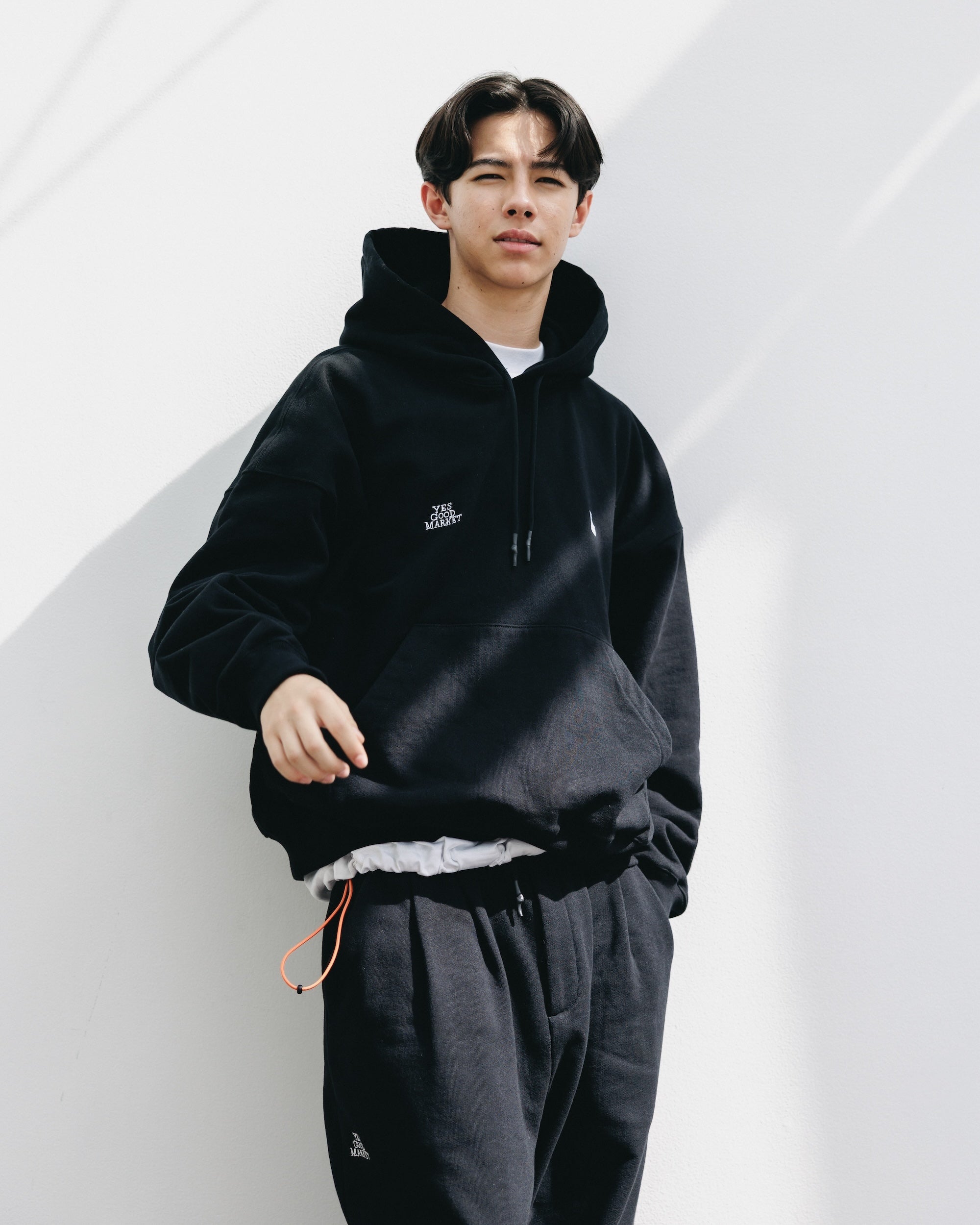 【10.15 WED 20:00- IN STOCK】"C"SWEAT HOODIE FOR YGM (BLACK)