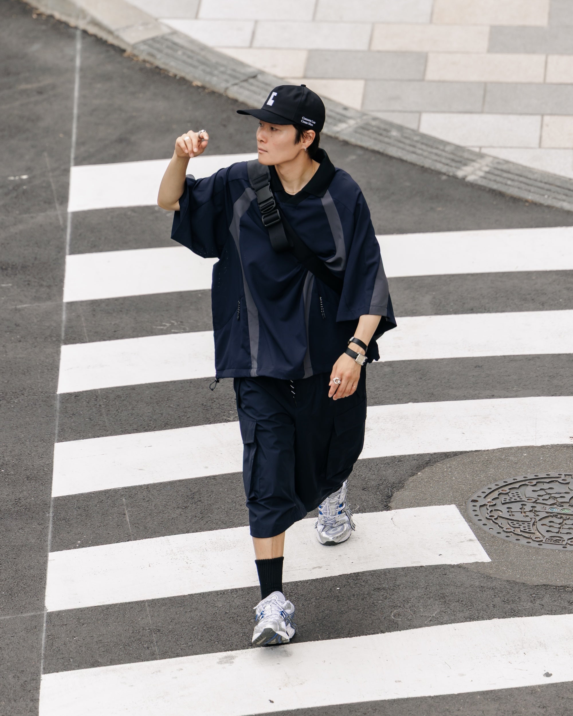 DotAir® ACTIVE CITY GAME SHIRT (NAVY×GRAY)