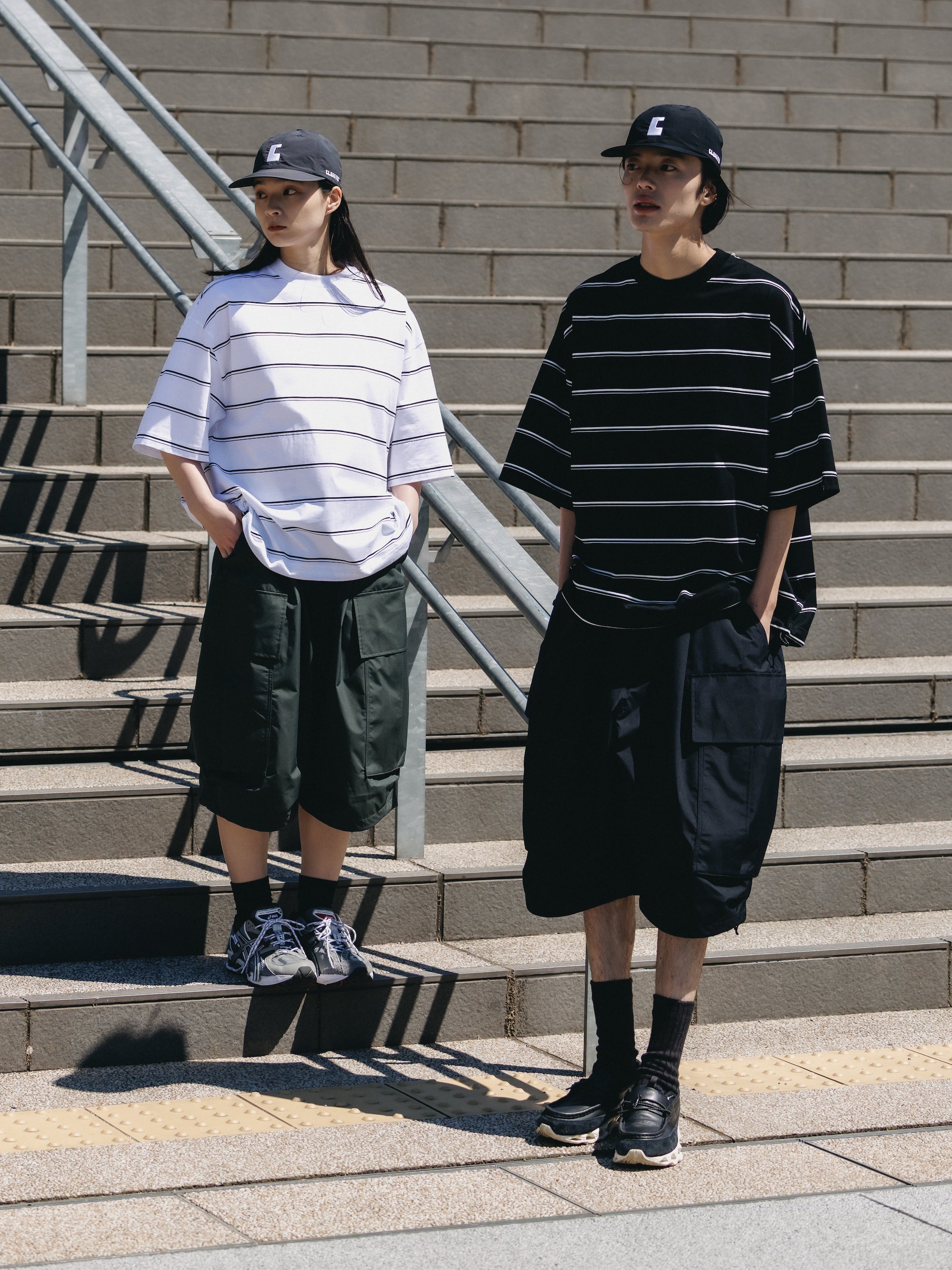 +PHENIX WINDSTOPPER® BY GORE-TEX LABS CITY MEGA POCKET BALLOON CARGO HALF PANTS(BLACK)