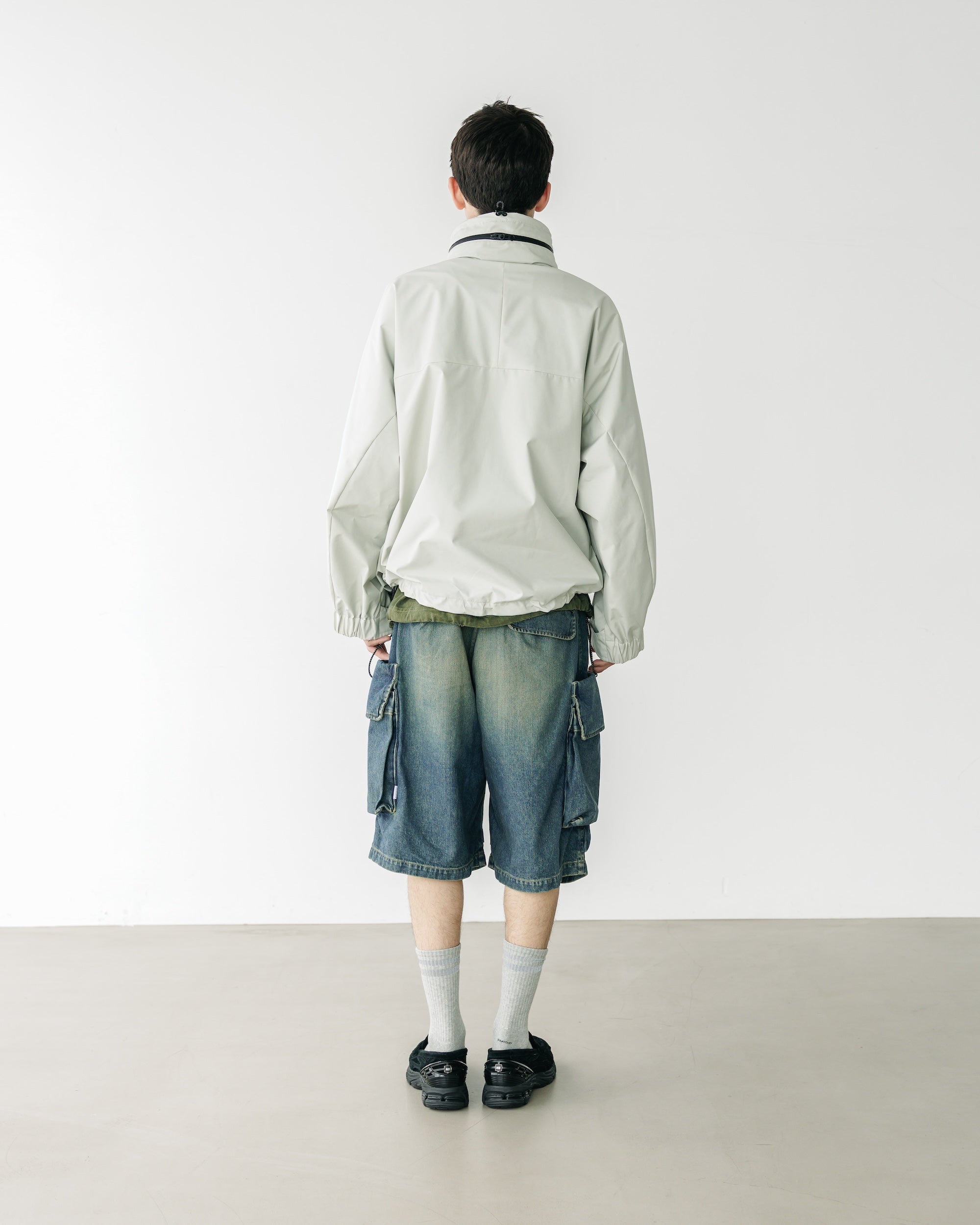 【3.18 WED 20:00- IN STOCK】VINTAGE DYED SELVEDGE DENIM CITY MILITARY HALF PANTS (VINTAGE INDIGO)