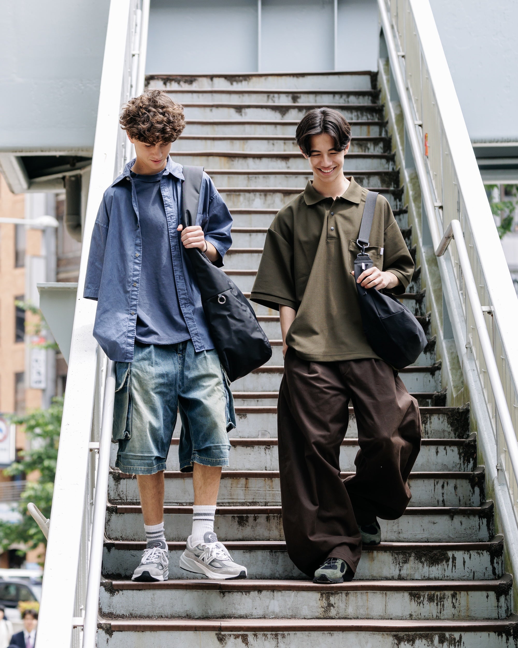 【3.18 WED 20:00- IN STOCK】VINTAGE DYED SELVEDGE DENIM CITY MILITARY HALF PANTS (VINTAGE INDIGO)