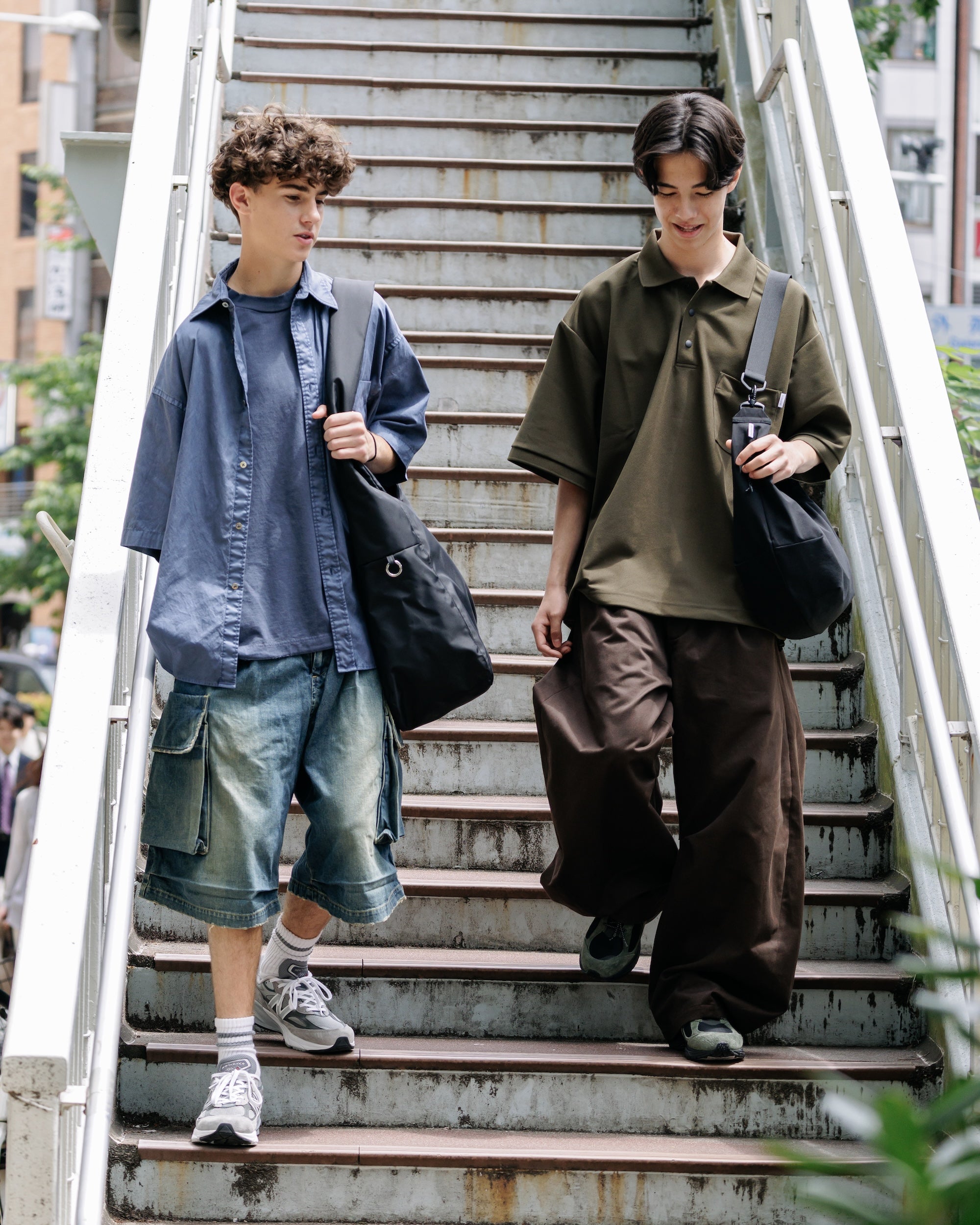 【5.31 SAT 20:00- IN STOCK】VINTAGE DYED SELVEDGE DENIM CITY MILITARY HALF PANTS (VINTAGE INDIGO)