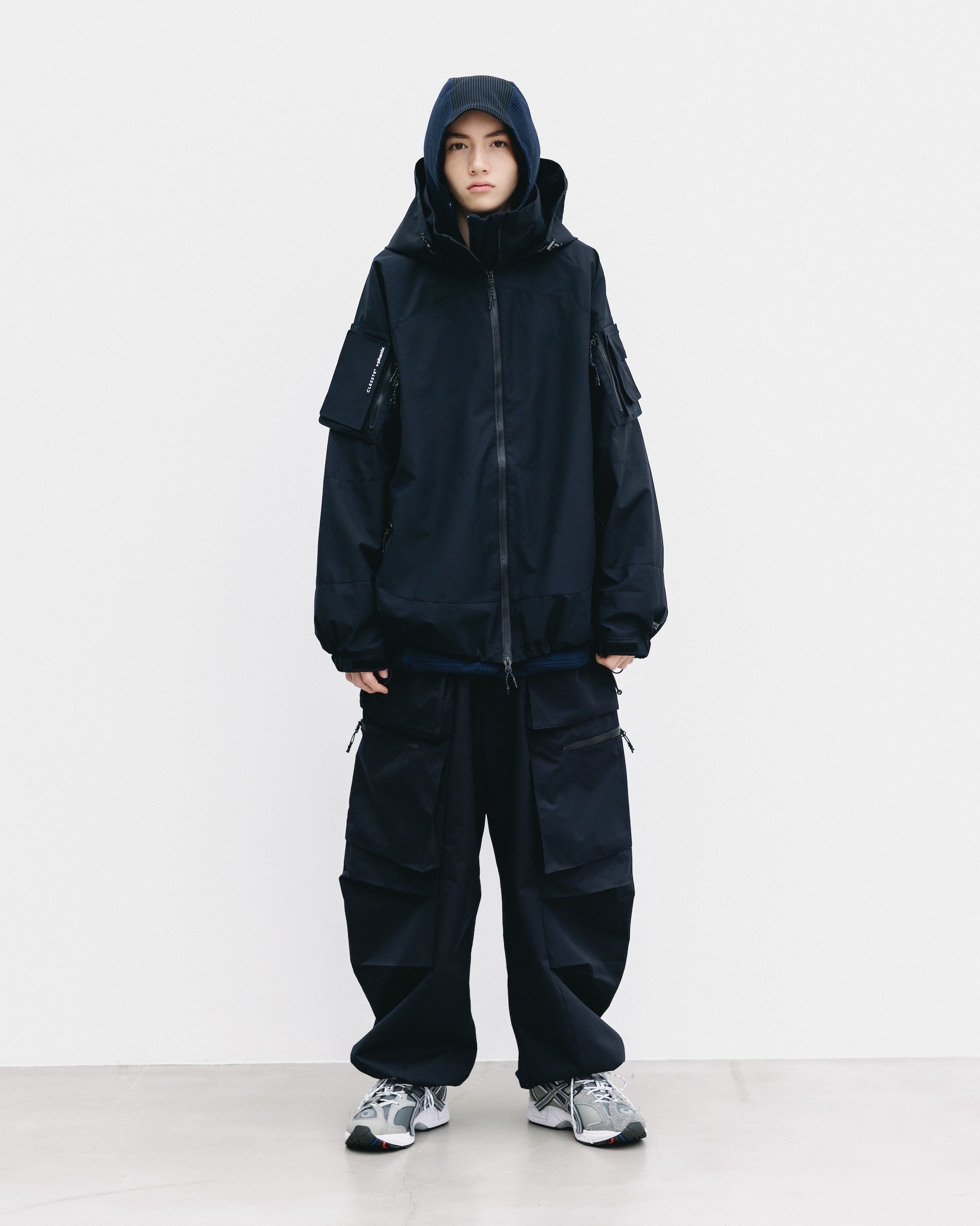 +phenix WINDSTOPPER® by GORE-TEX LABS TWILL CITY MILITARY CURVE PANTS (BLACK)