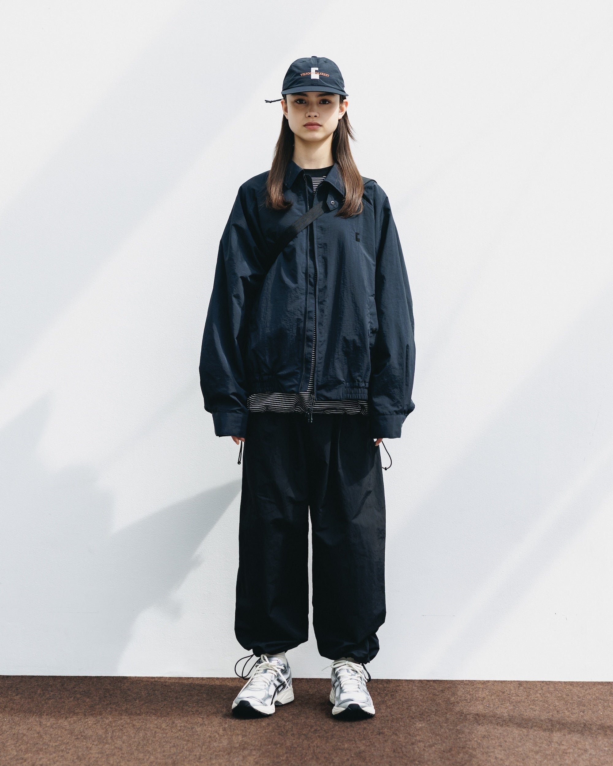 【10.15 WED 20:00- IN STOCK】WATER REPELLENT NYLON CITY UNIFORM UTILITY JACKET FOR YGM (BLACK×BLACK)
