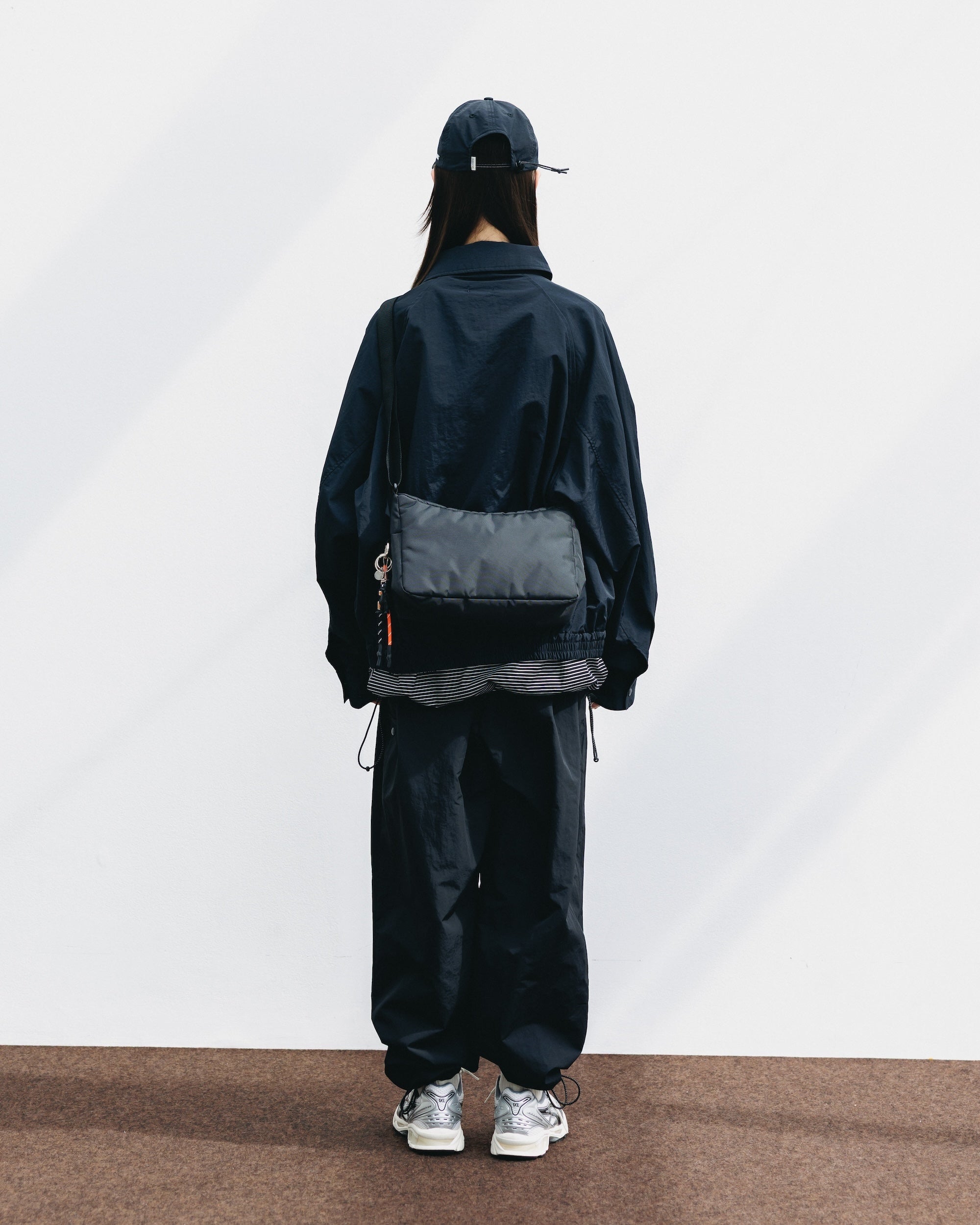 【10.15 WED 20:00- IN STOCK】WATER REPELLENT NYLON CITY UNIFORM UTILITY JACKET FOR YGM (BLACK×BLACK)