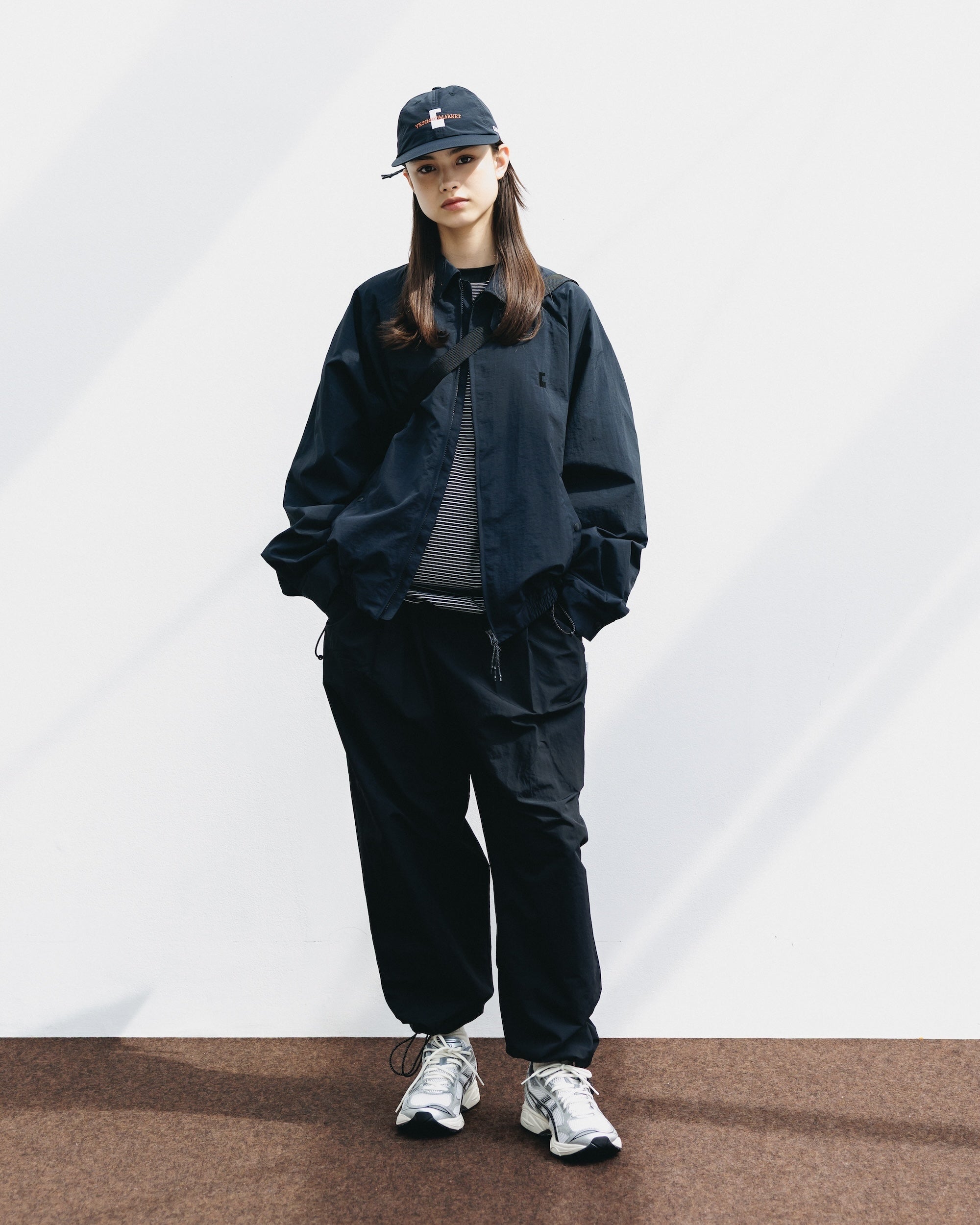 【10.15 WED 20:00- IN STOCK】WATER REPELLENT NYLON CITY UNIFORM UTILITY JACKET FOR YGM (BLACK×BLACK)