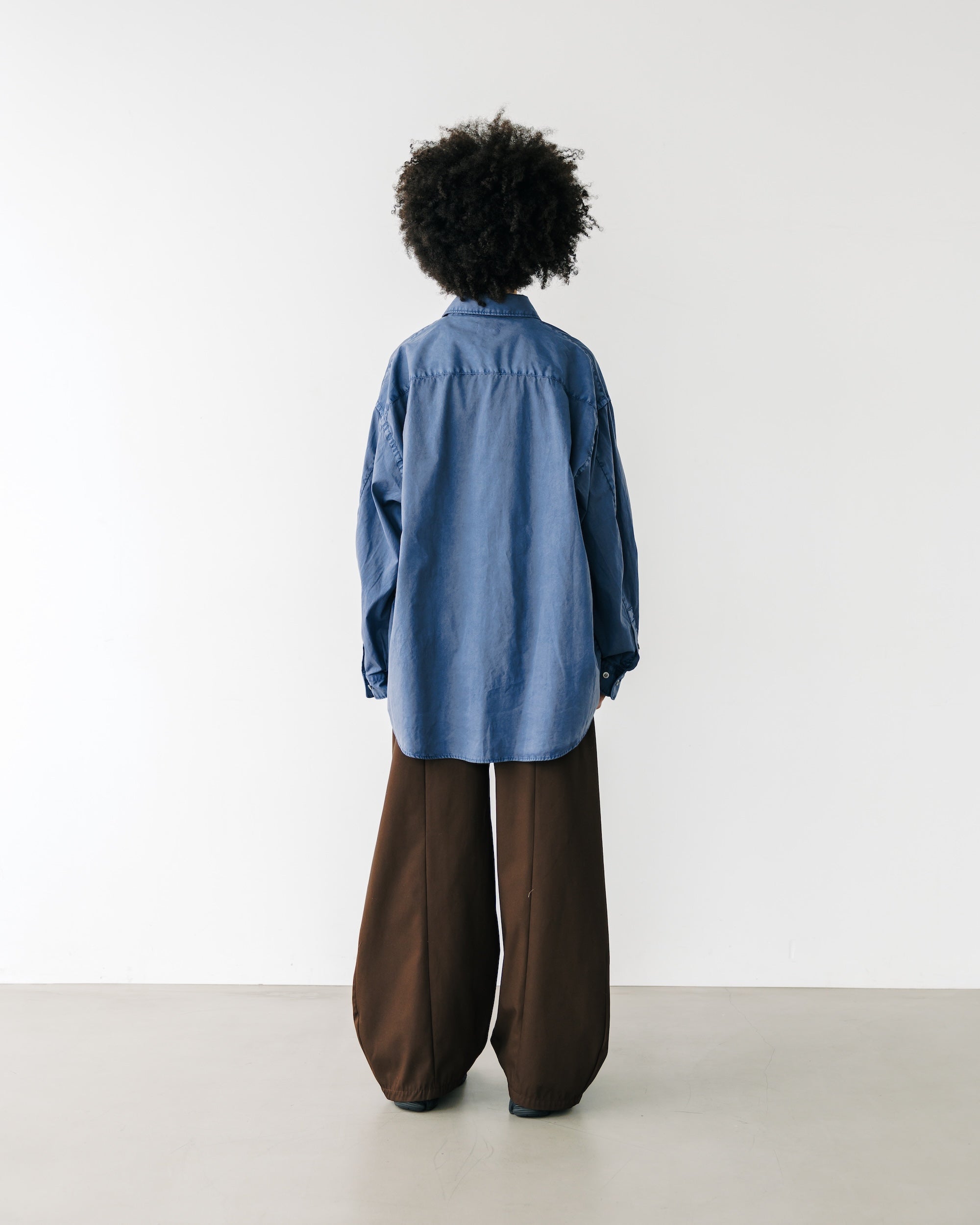 PIGMENT DYED OXFORD CITY SHIRT (FADE BLUE)