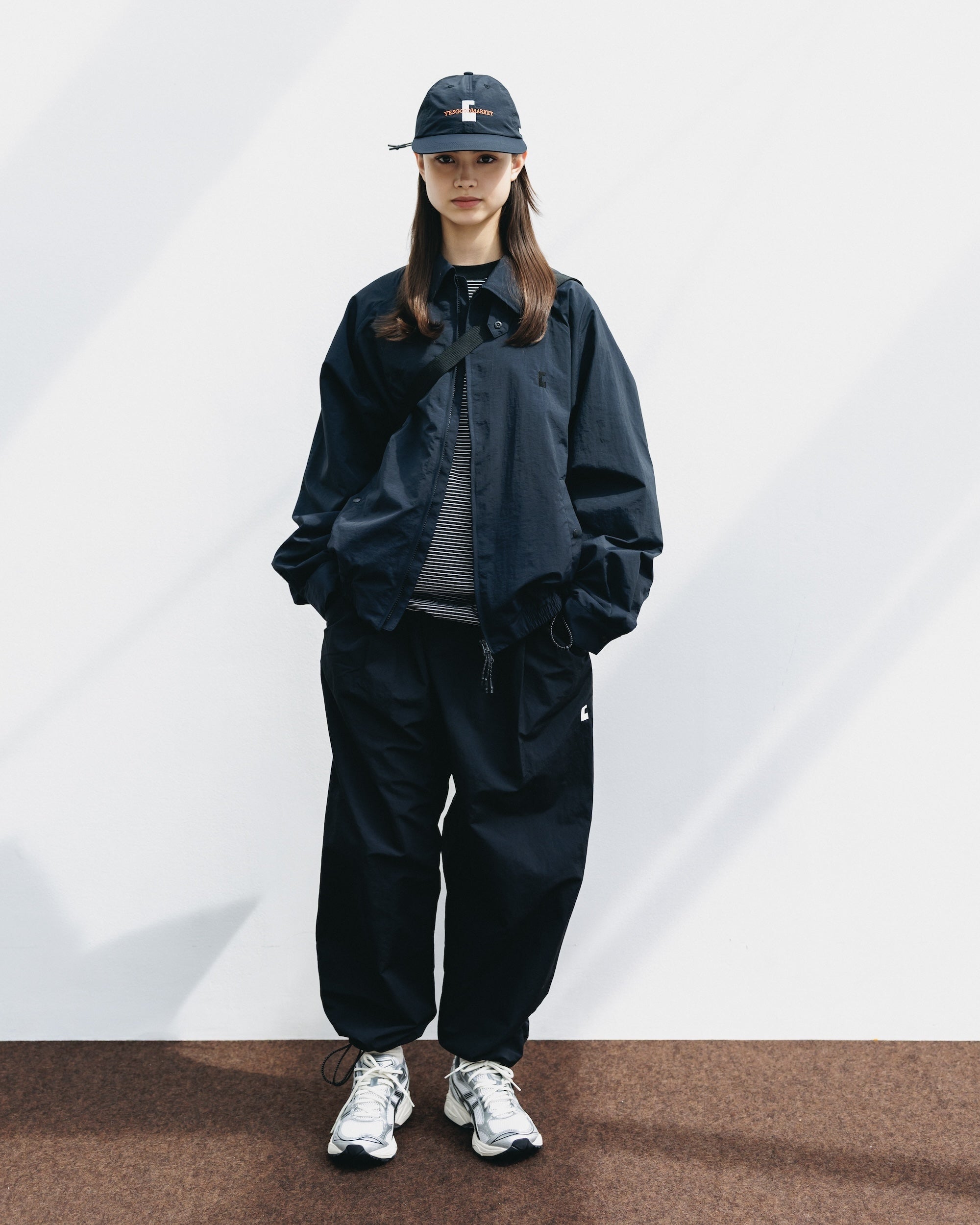 【10.15 WED 20:00- IN STOCK】WATER REPELLENT NYLON CITY UNIFORM UTILITY JACKET FOR YGM (BLACK×BLACK)