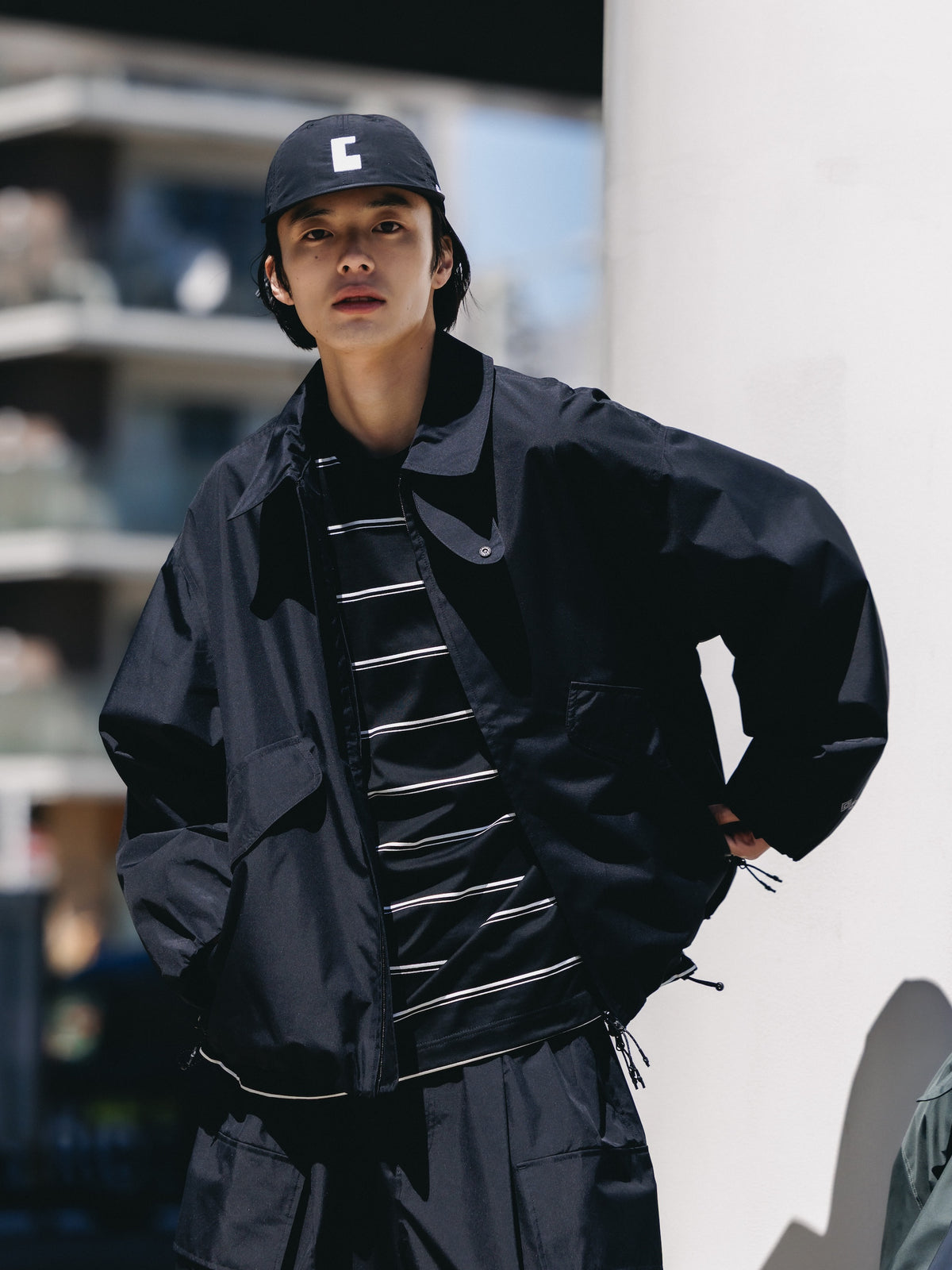 【9.12 SAT 20:00- IN STOCK】+phenix WINDSTOPPER® by GORE-TEX LABS CITY FLIGHT JACKET (BLACK)