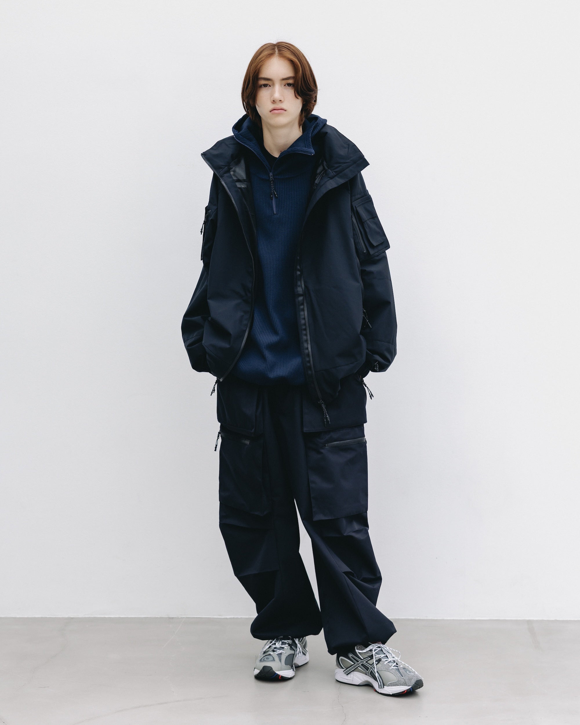 +phenix WINDSTOPPER® by GORE-TEX LABS TWILL CITY MILITARY CURVE PANTS (BLACK)