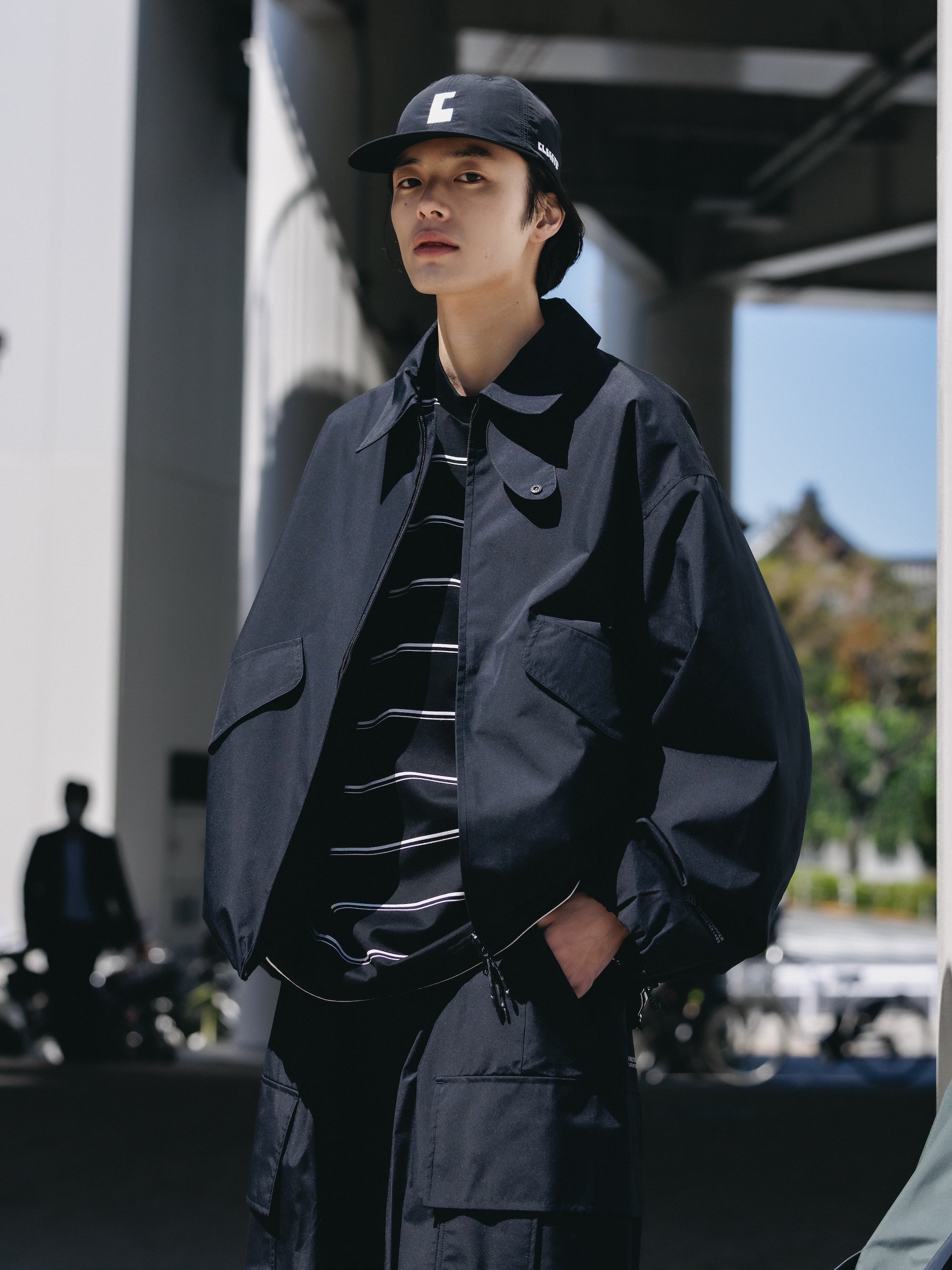 【9.12 SAT 20:00- IN STOCK】+phenix WINDSTOPPER® by GORE-TEX LABS CITY FLIGHT JACKET (BLACK)