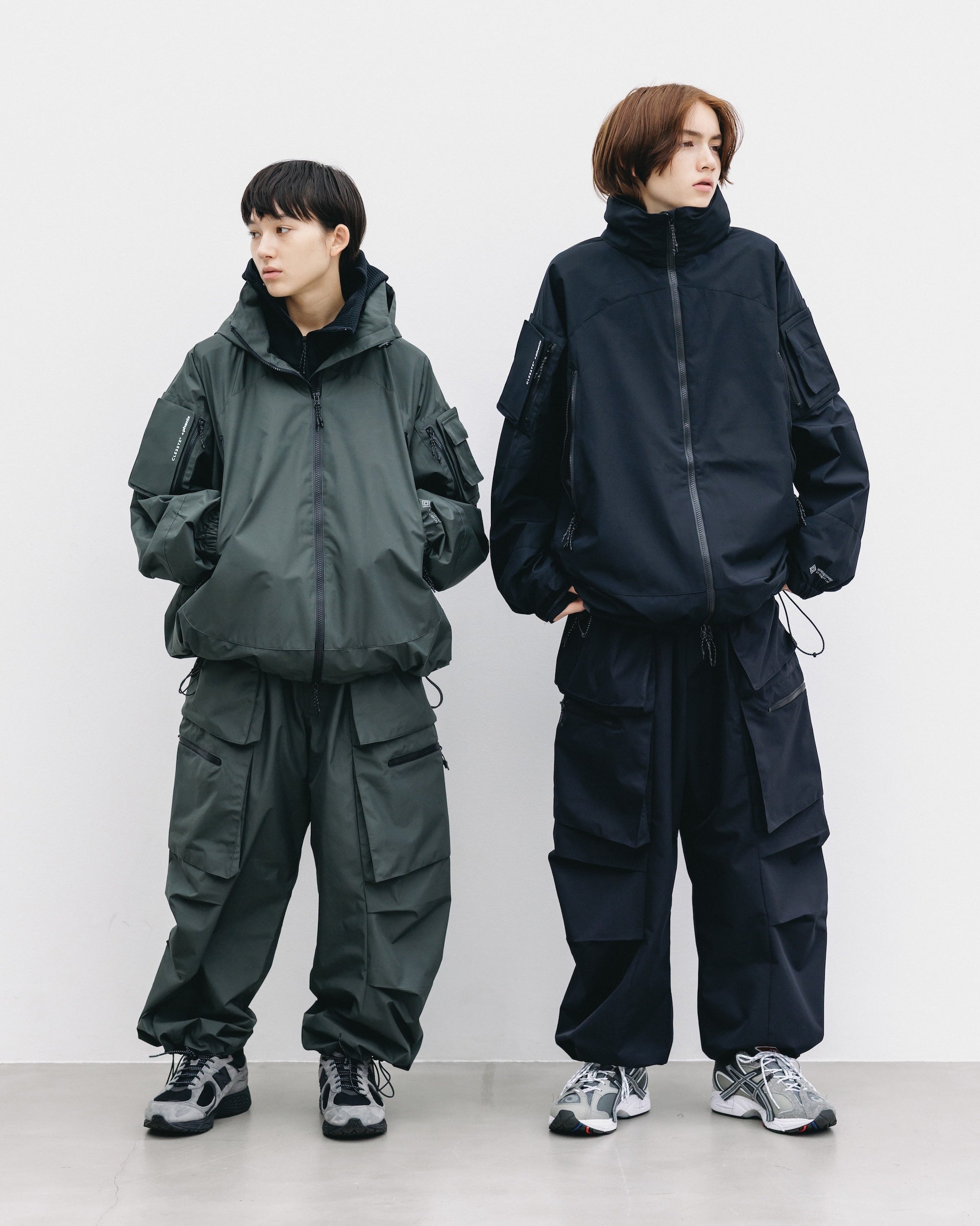 +phenix WINDSTOPPER® by GORE-TEX LABS TWILL CITY MILITARY CURVE PANTS (BLACK)