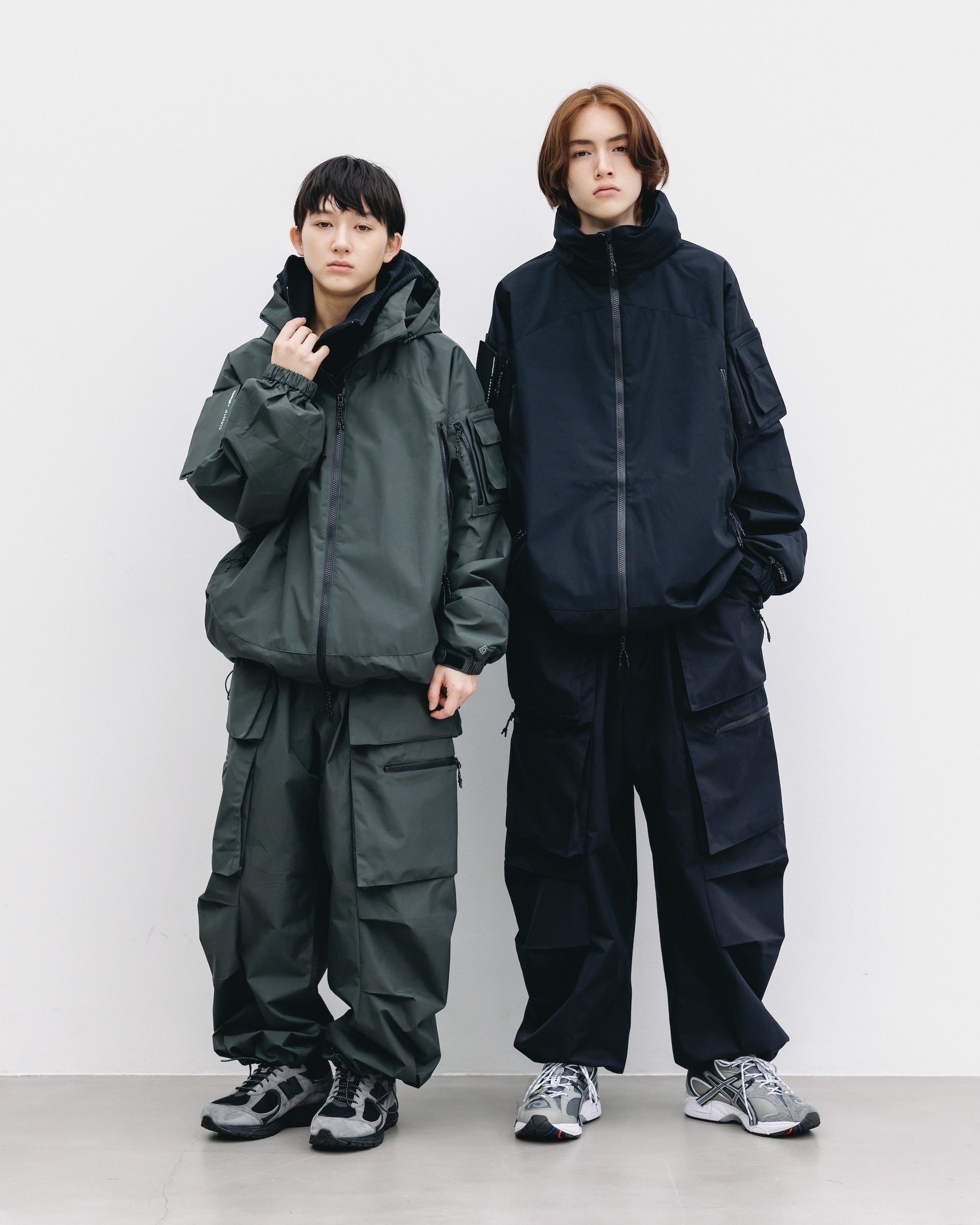 +phenix WINDSTOPPER® by GORE-TEX LABS CITY MILITARY CURVE PANTS (ASPHALT GRAY)