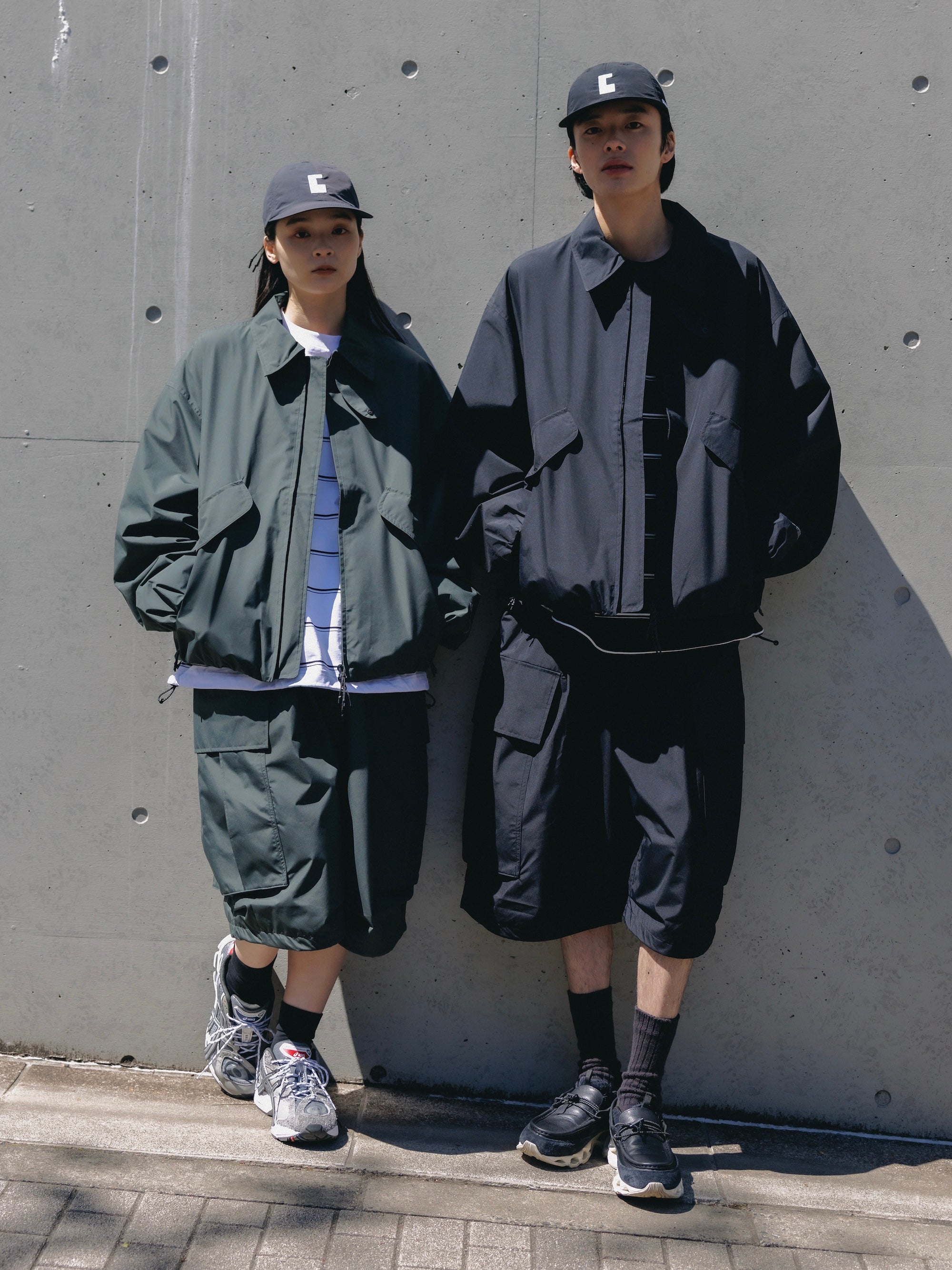 +PHENIX WINDSTOPPER® BY GORE-TEX LABS CITY MEGA POCKET BALLOON CARGO HALF PANTS (ASPHALT GRAY)