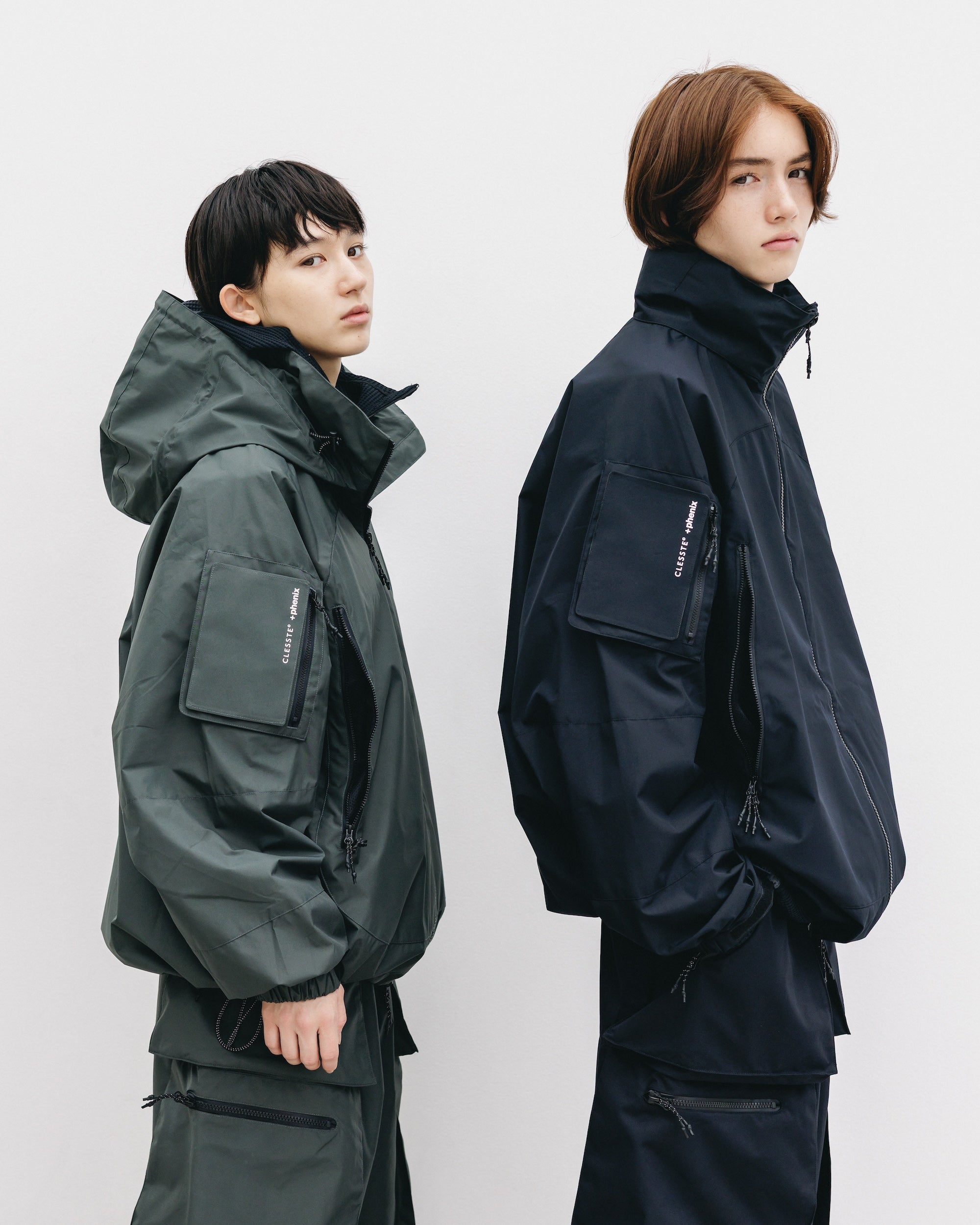 +phenix WINDSTOPPER® by GORE-TEX LABS CITY MILITARY JACKET (BLACK)