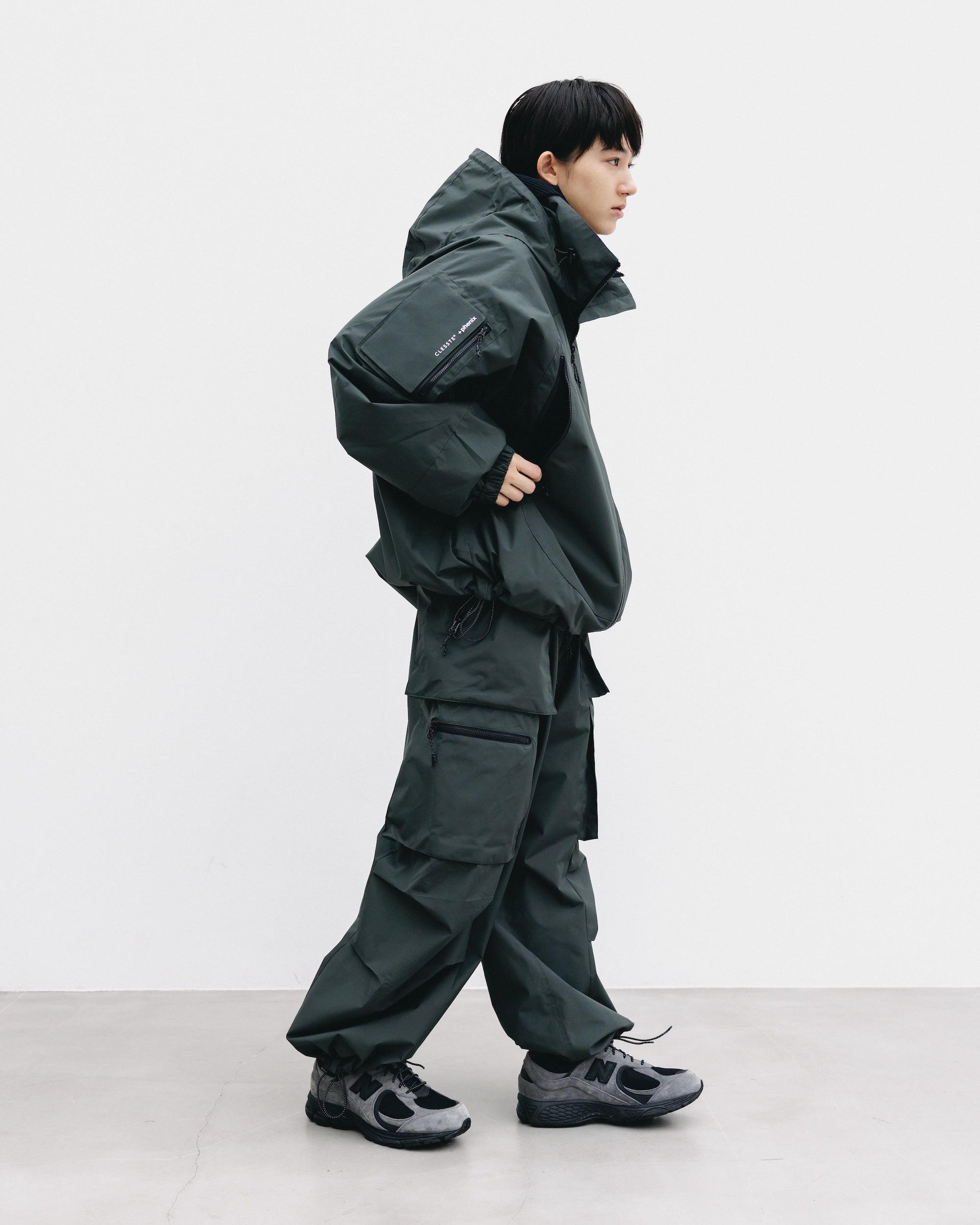 +phenix WINDSTOPPER® by GORE-TEX LABS CITY MILITARY JACKET (ASPHALT GRAY)