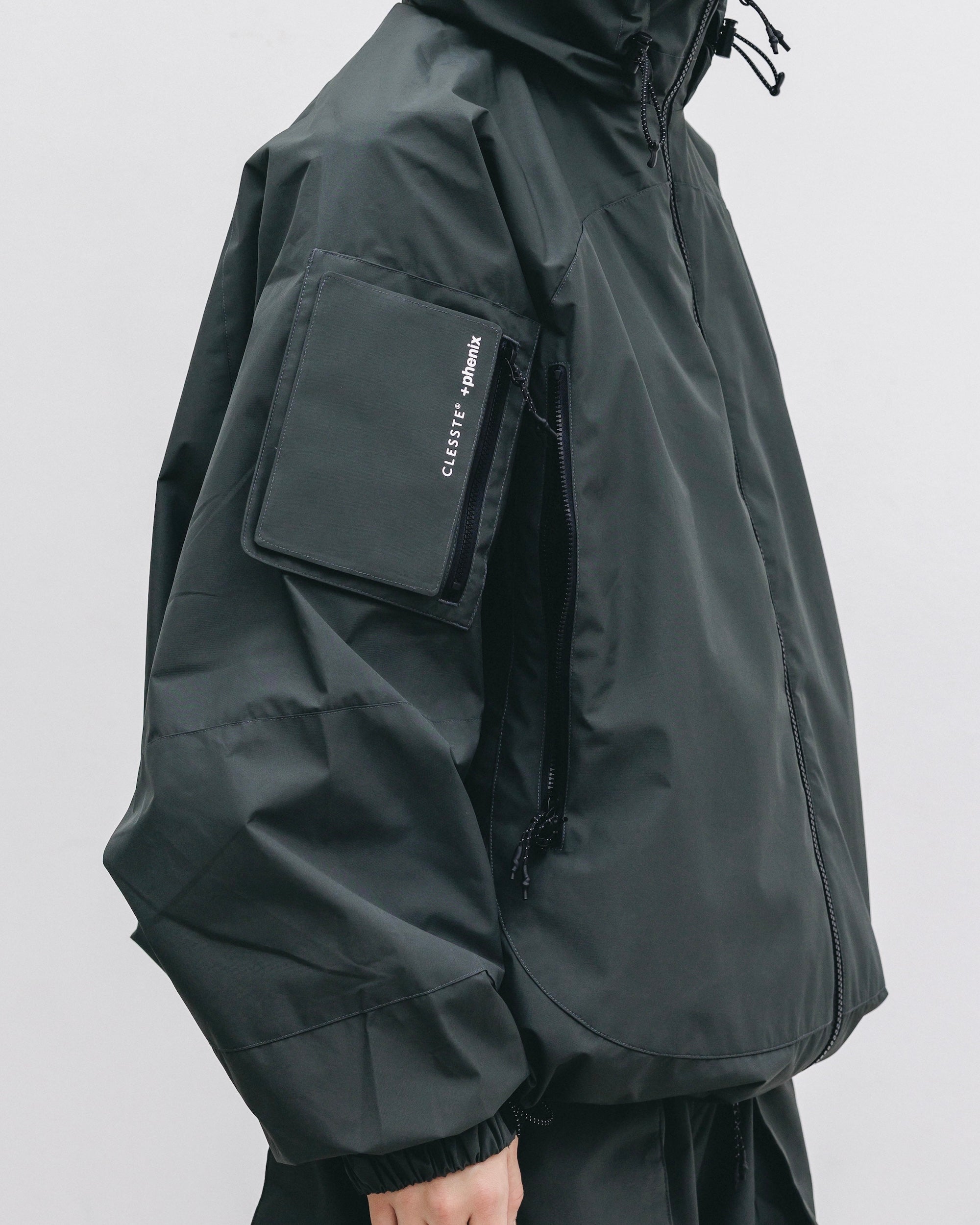 +phenix WINDSTOPPER® by GORE-TEX LABS CITY MILITARY JACKET (ASPHALT GRAY)