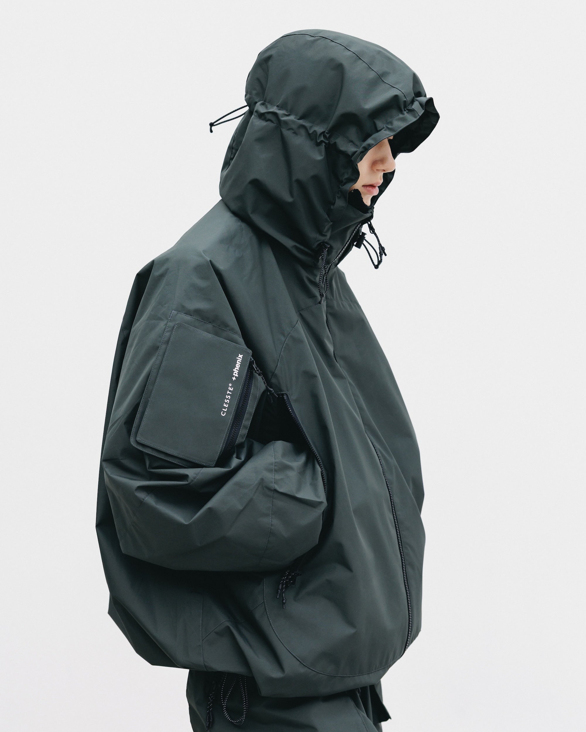 +phenix WINDSTOPPER® by GORE-TEX LABS CITY MILITARY JACKET (ASPHALT GRAY)