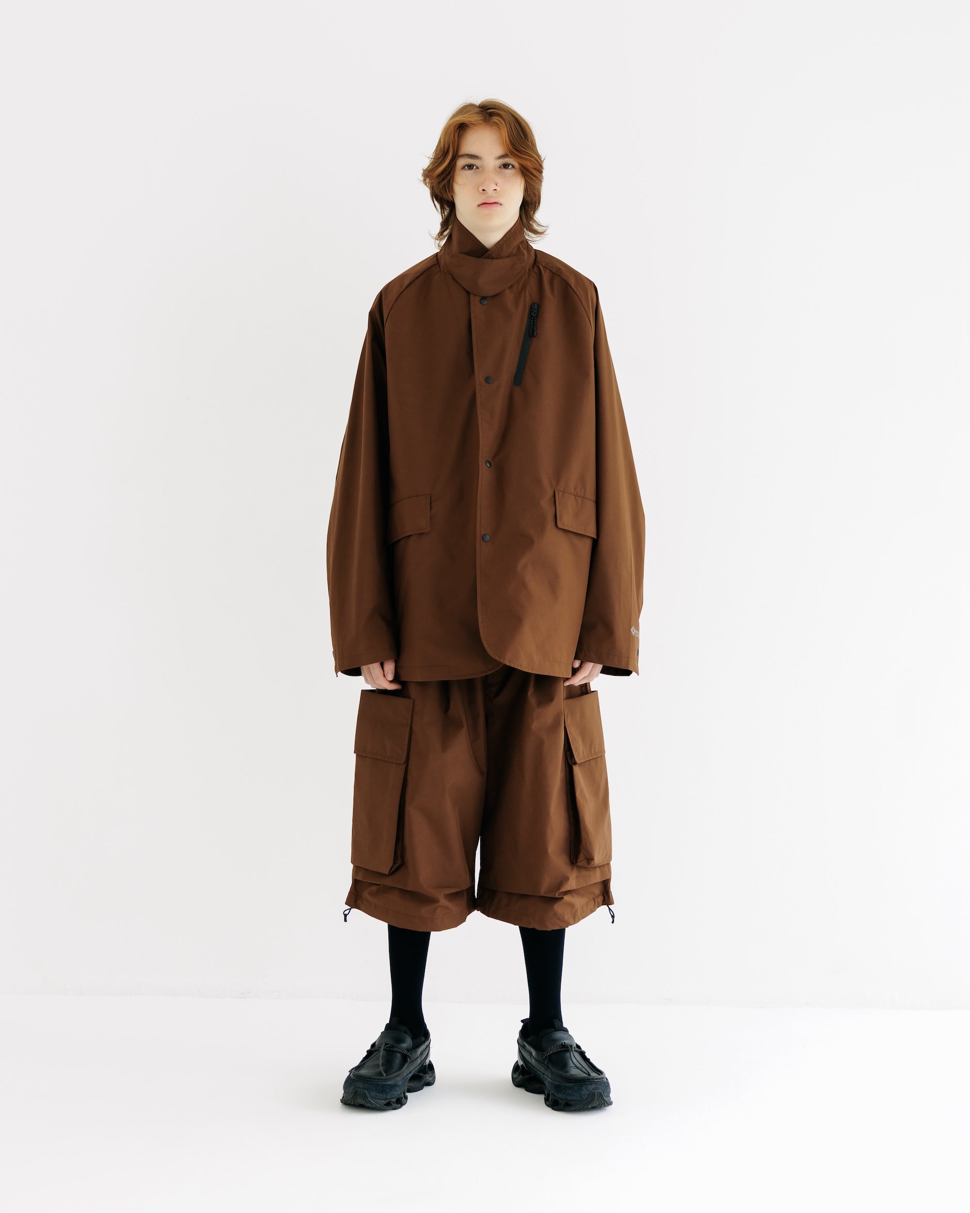 【9.3 WED 20:00- IN STOCK】+phenix WINDSTOPPER® by GORE-TEX LABS ACTIVE CITY STORAGE JACKET (CHOCOLATE BROWN)