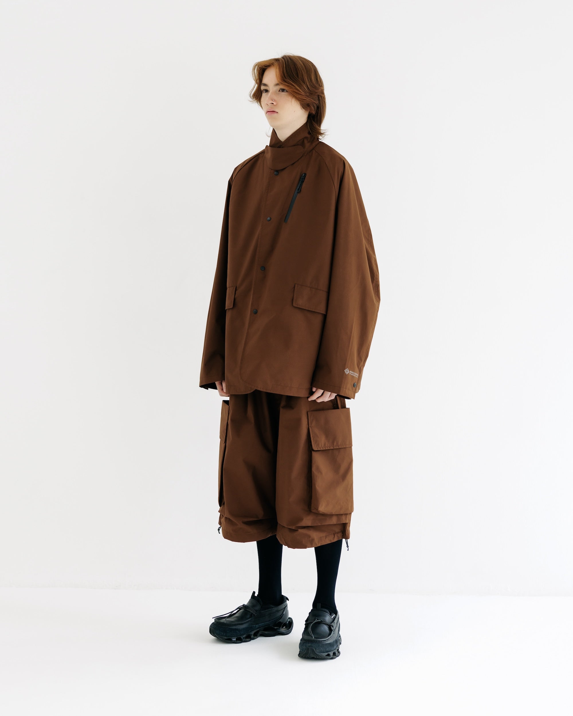 【9.3 WED 20:00- IN STOCK】+phenix WINDSTOPPER® by GORE-TEX LABS ACTIVE CITY STORAGE JACKET (CHOCOLATE BROWN)