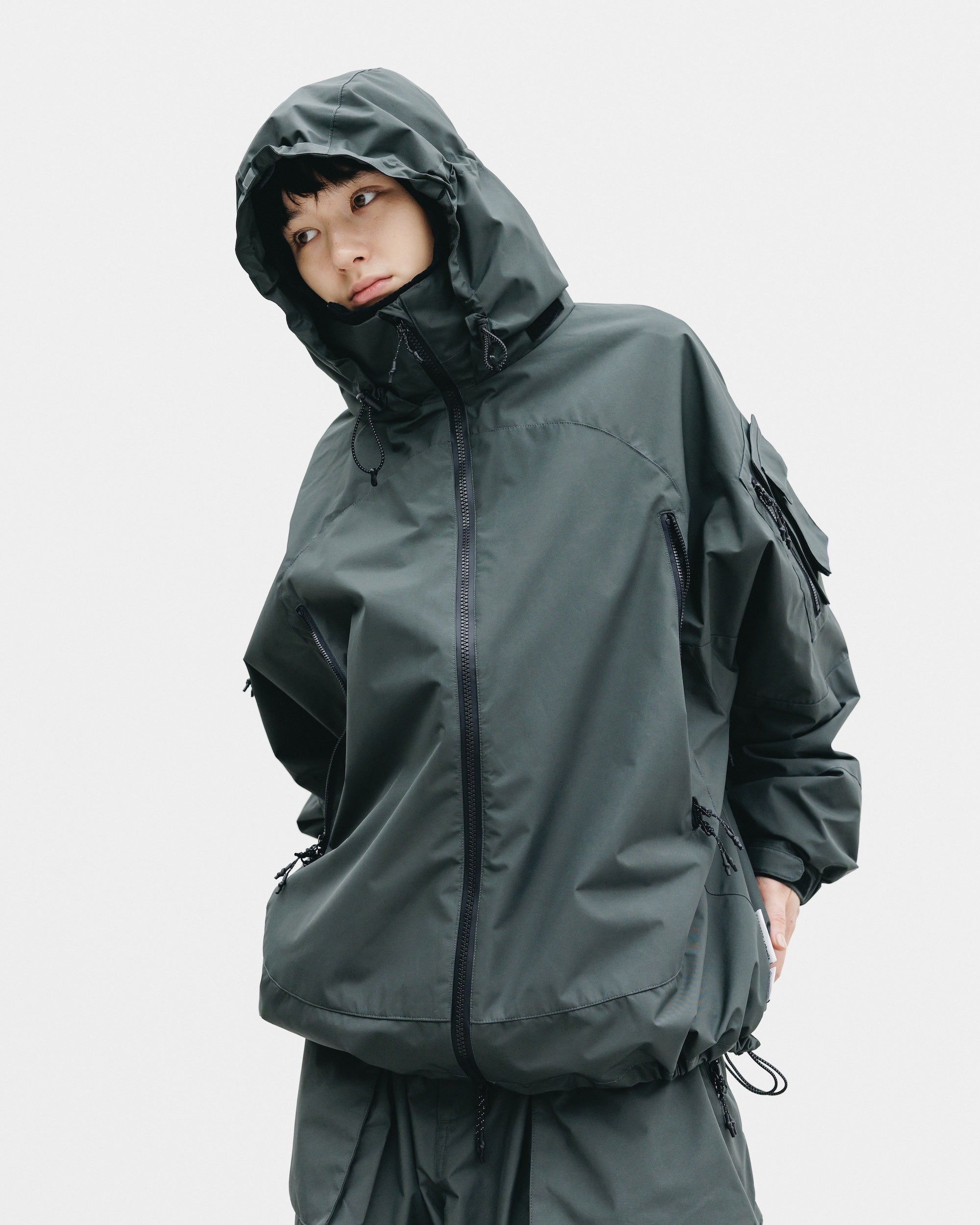 +phenix WINDSTOPPER® by GORE-TEX LABS CITY MILITARY JACKET (ASPHALT GRAY)