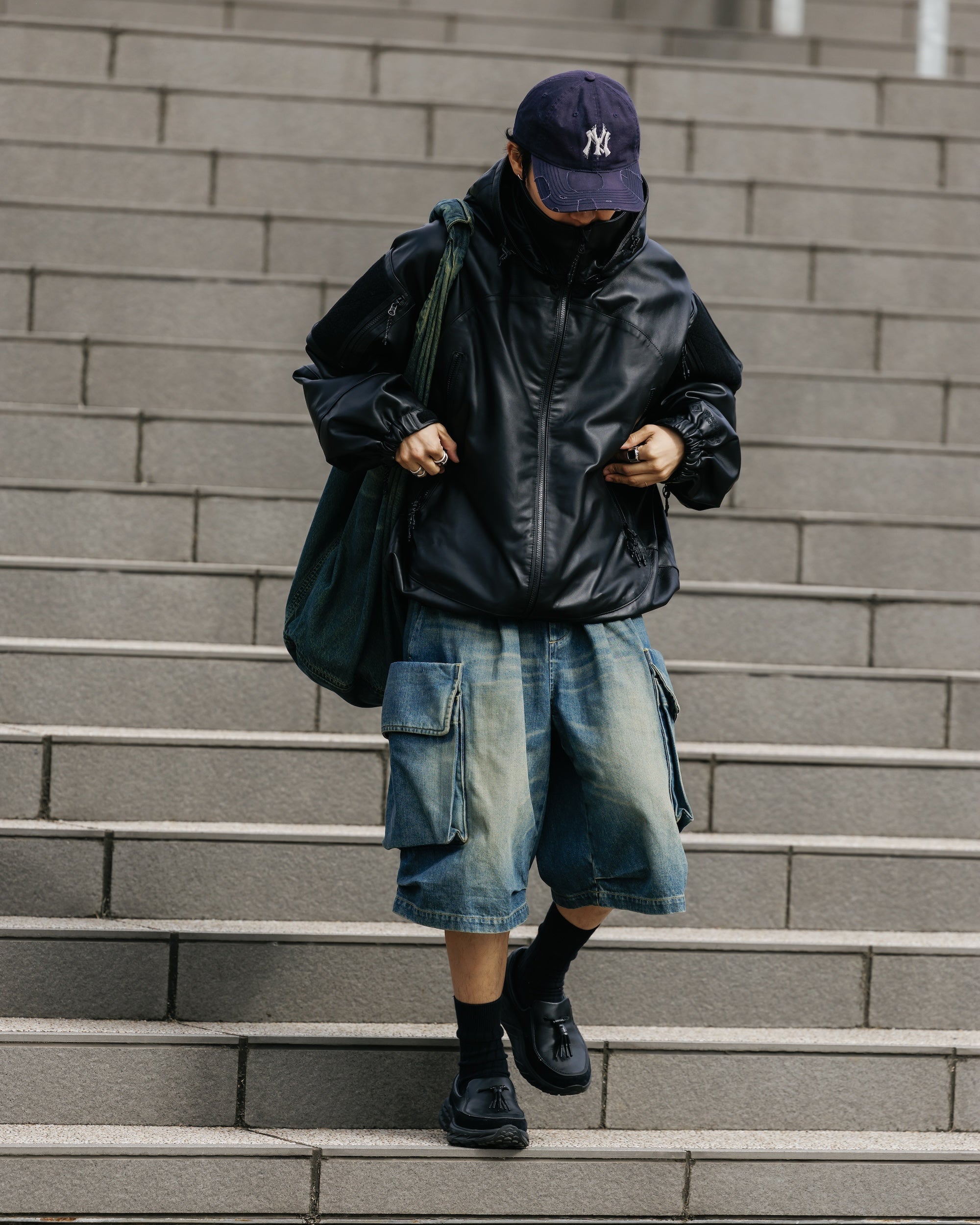 +phenix WINDSTOPPER® by GORE-TEX LABS LEATHER CITY MILITARY JACKET