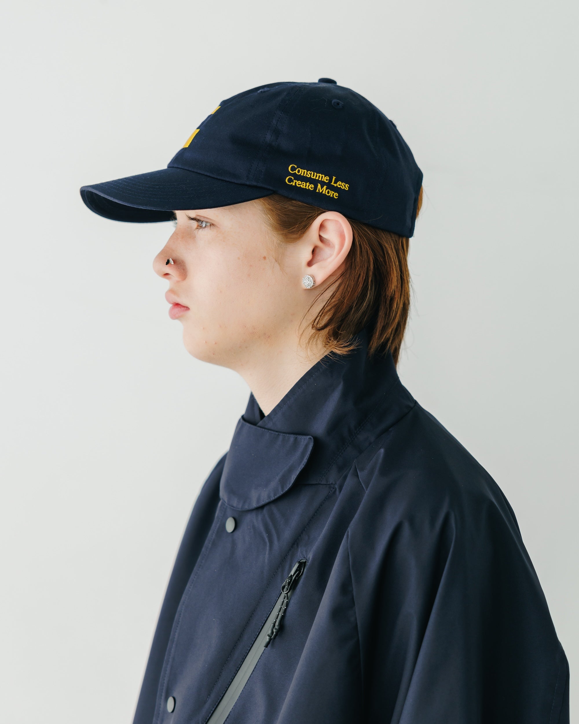 "C"ACTIVE CITY CAP 003 (NAVY×YELLOW)