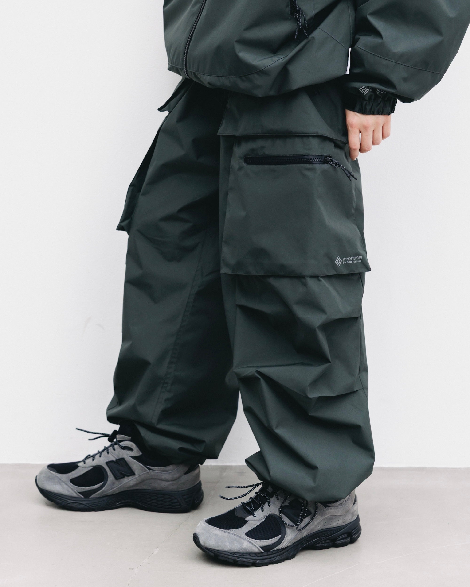 +phenix WINDSTOPPER® by GORE-TEX LABS CITY MILITARY CURVE PANTS (ASPHALT GRAY)
