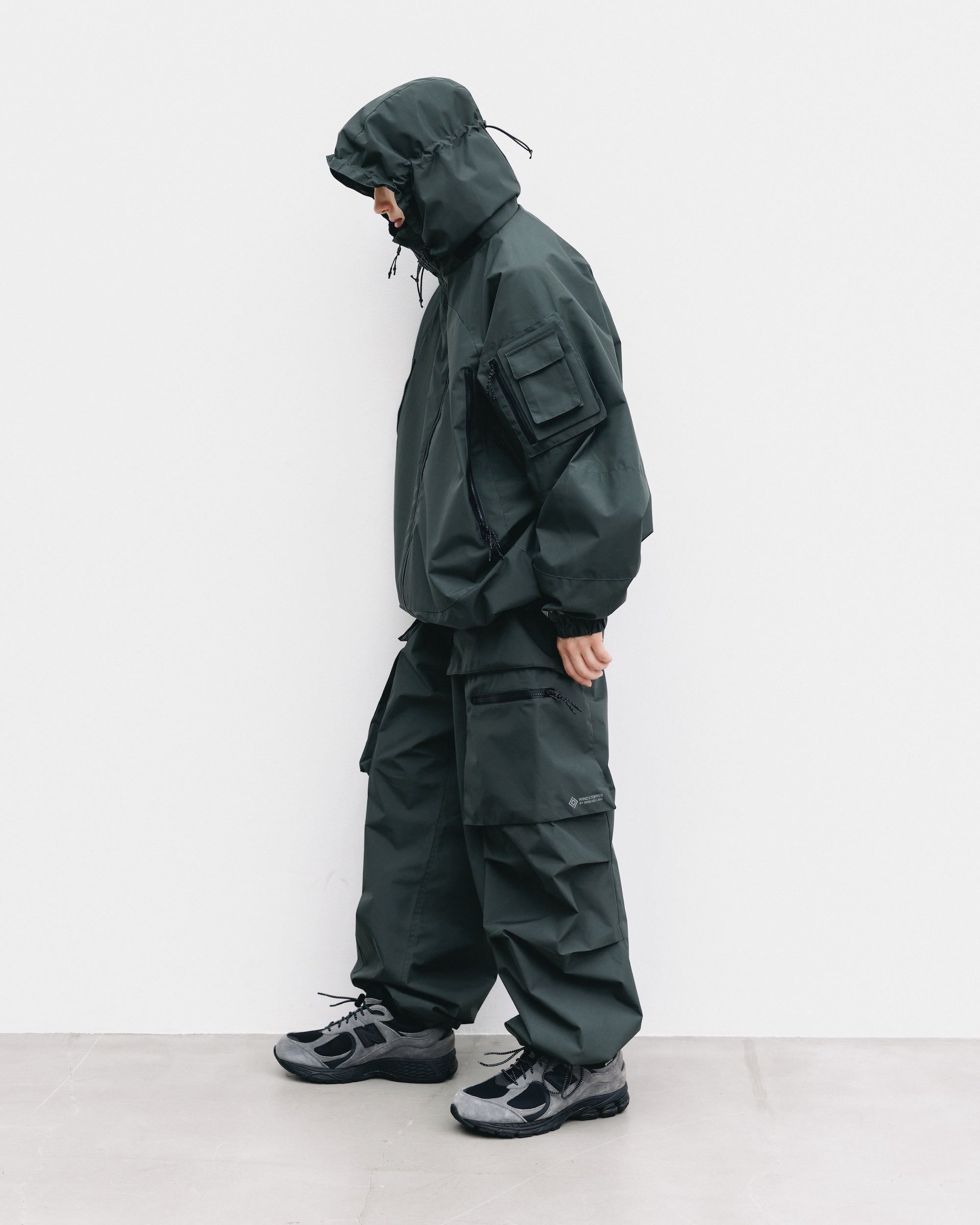 +phenix WINDSTOPPER® by GORE-TEX LABS CITY MILITARY JACKET (ASPHALT GRAY)